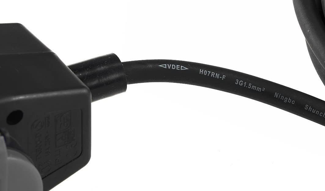 ChiliTec Gartensteckdose ChiliTec 4-fach Verlängerungskabel Steckdose Aussen 10m Kabel Powerblo – Bild 4 von 5