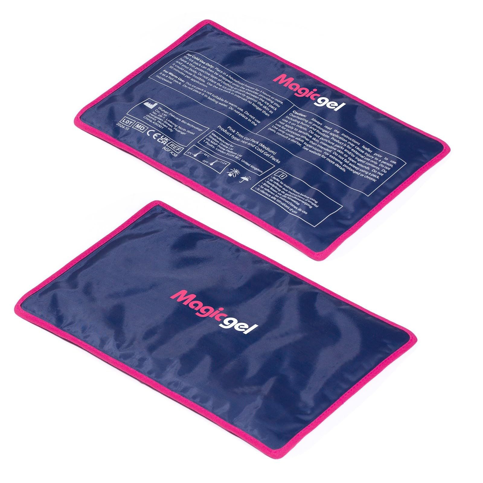 Magic Gel Wärmepad Magisches Gel Premium Eispacks - 2er Pack - Flexibel & faltbar, 2-tlg.