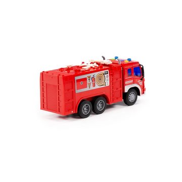 Moni Spielzeug-Auto Spielzeug City Löschfahrzeug, 86396, Schwungantrieb, Spielzeug-Feuerwehr