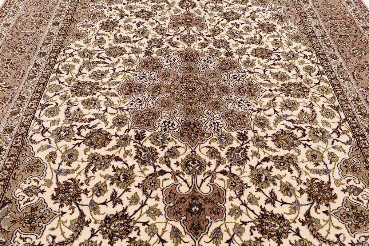 Orientteppich Isfahan Seidenkette 199x318 Handgeknüpfter Trading, Höhe: mm Orientteppich, Nain rechteckig, 6