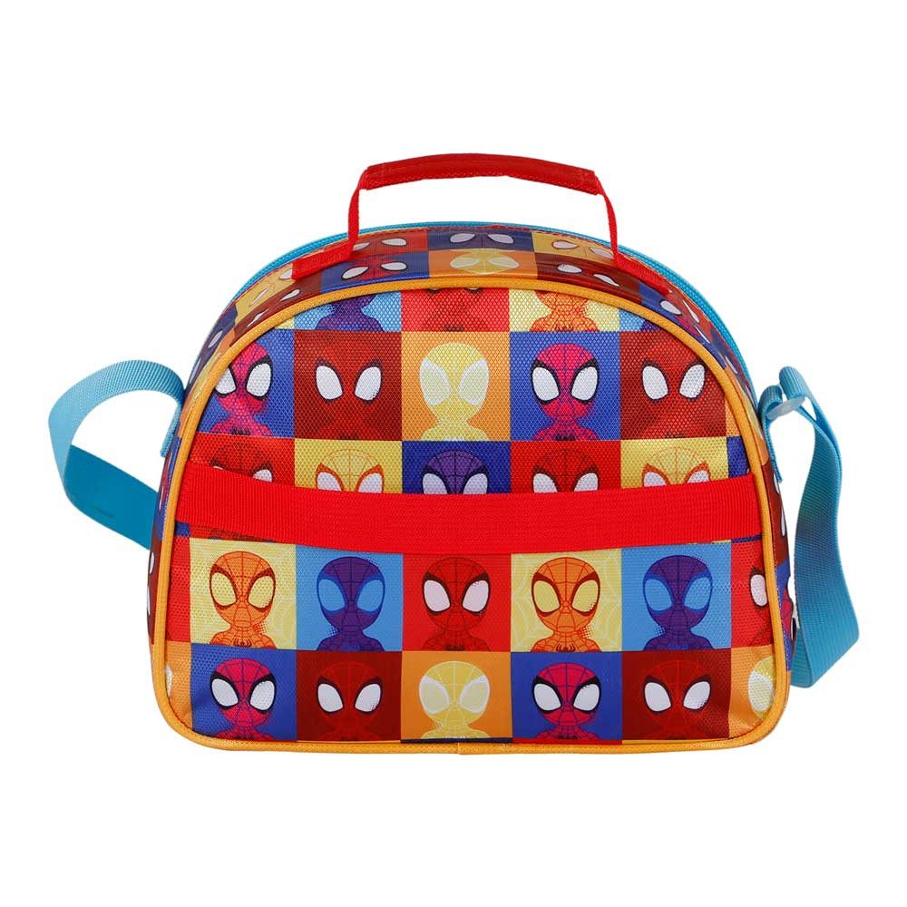 Karactermania Umhängetasche Marvel Spiderman Vorschultasche Frühstückstasche Kindergartentasche, Isolierende Innenauskleidung