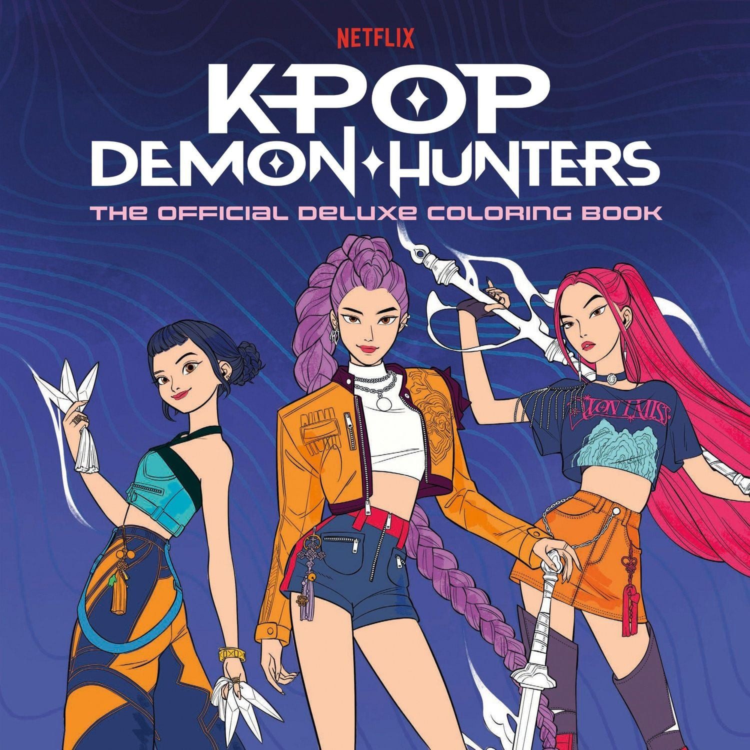 KPop Demon Hunters: The Official Deluxe Coloring Book / Random House Worlds