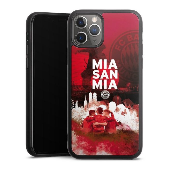 DeinDesign Handyhülle FCB Mia San Mia FC Bayern München FCB - MIA SAN MIA Apple iPhone 11 Pro Gallery Case Glas Hülle