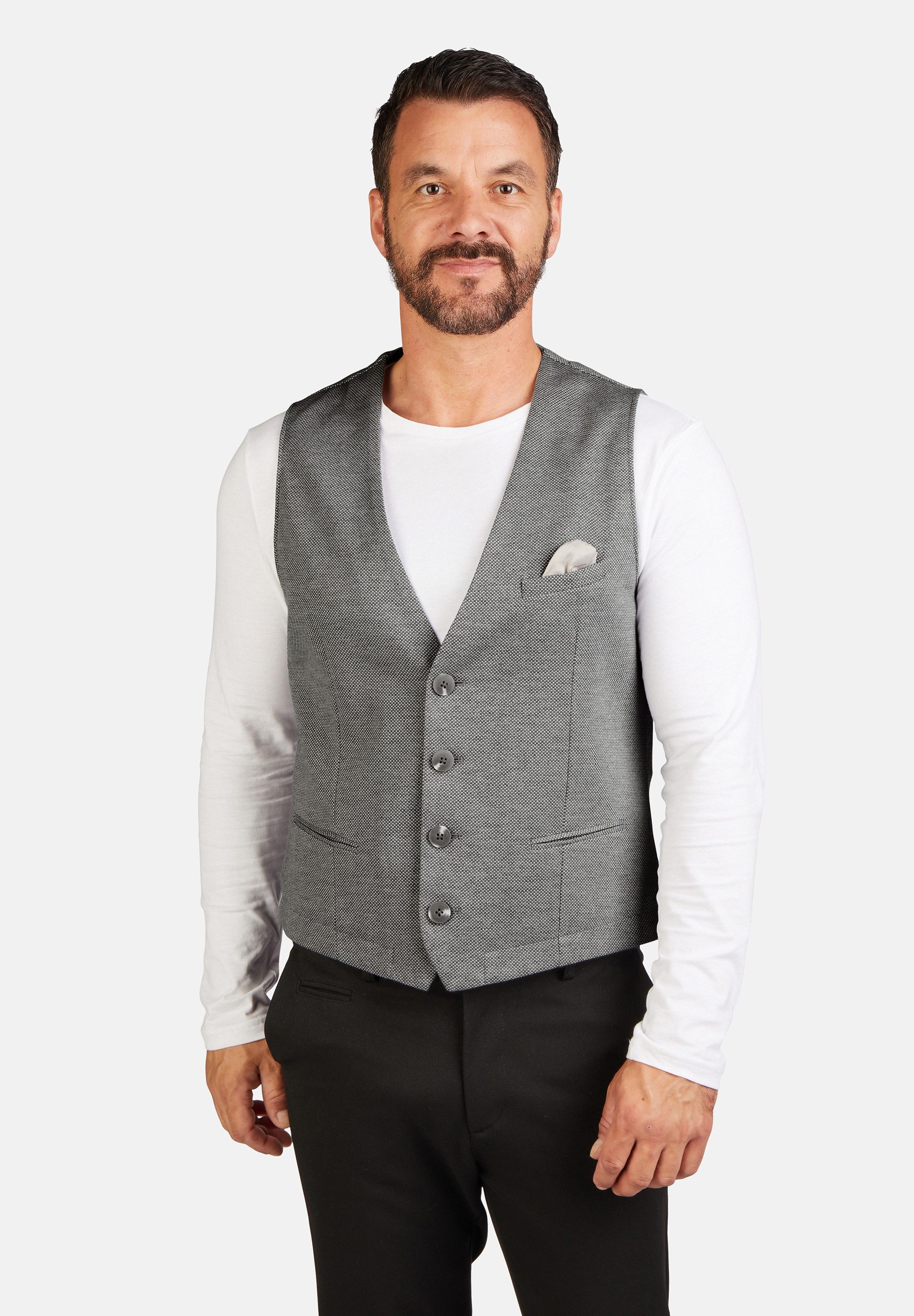 Calamar Anzugweste Cotton Blend Sakko Weste