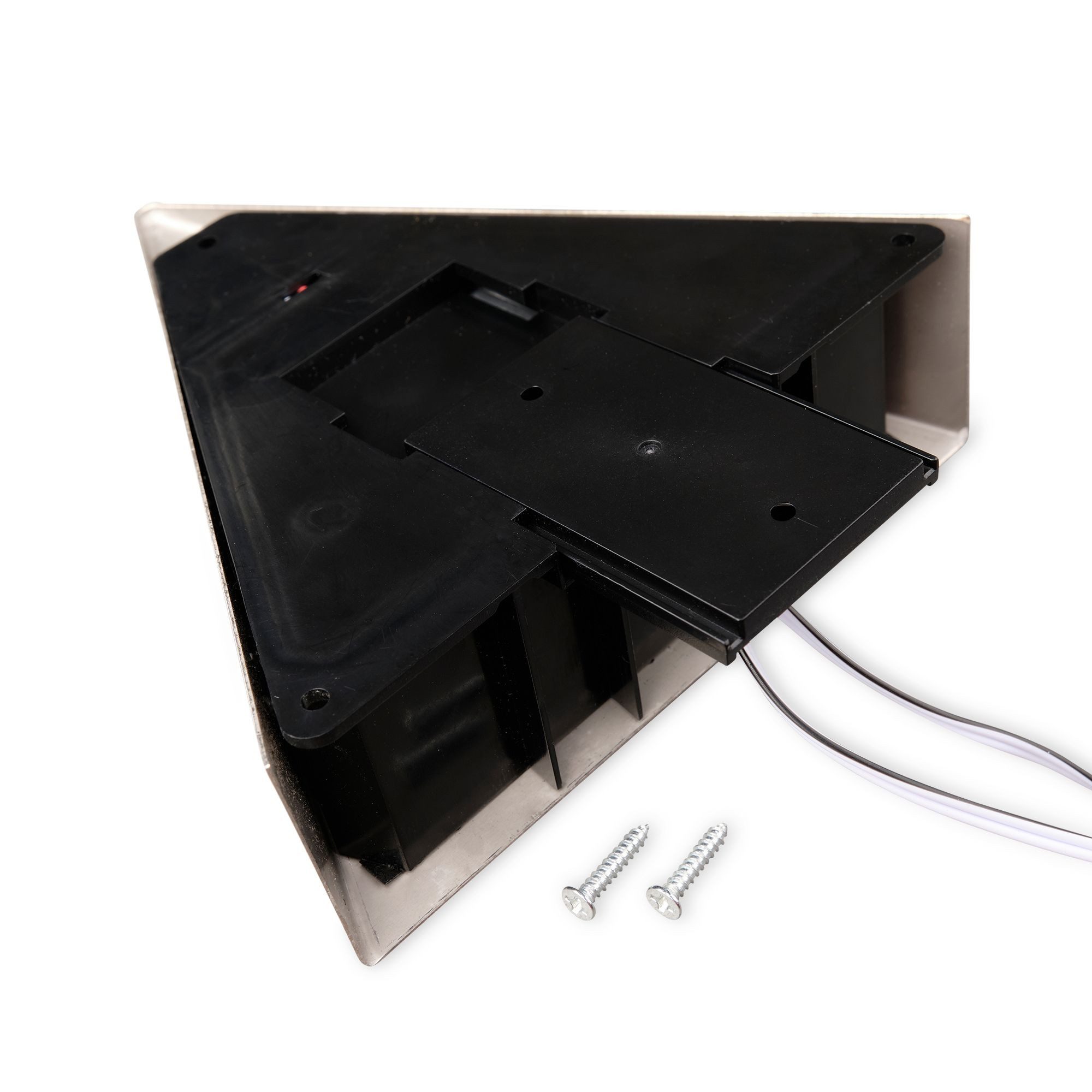 kalb LED Unterbauleuchte Dreieck LED Unterbauleuchten mit Sensor, Warmweiß, dimmbar, Edelstahl, 1er Set warmweiß, warmweiß