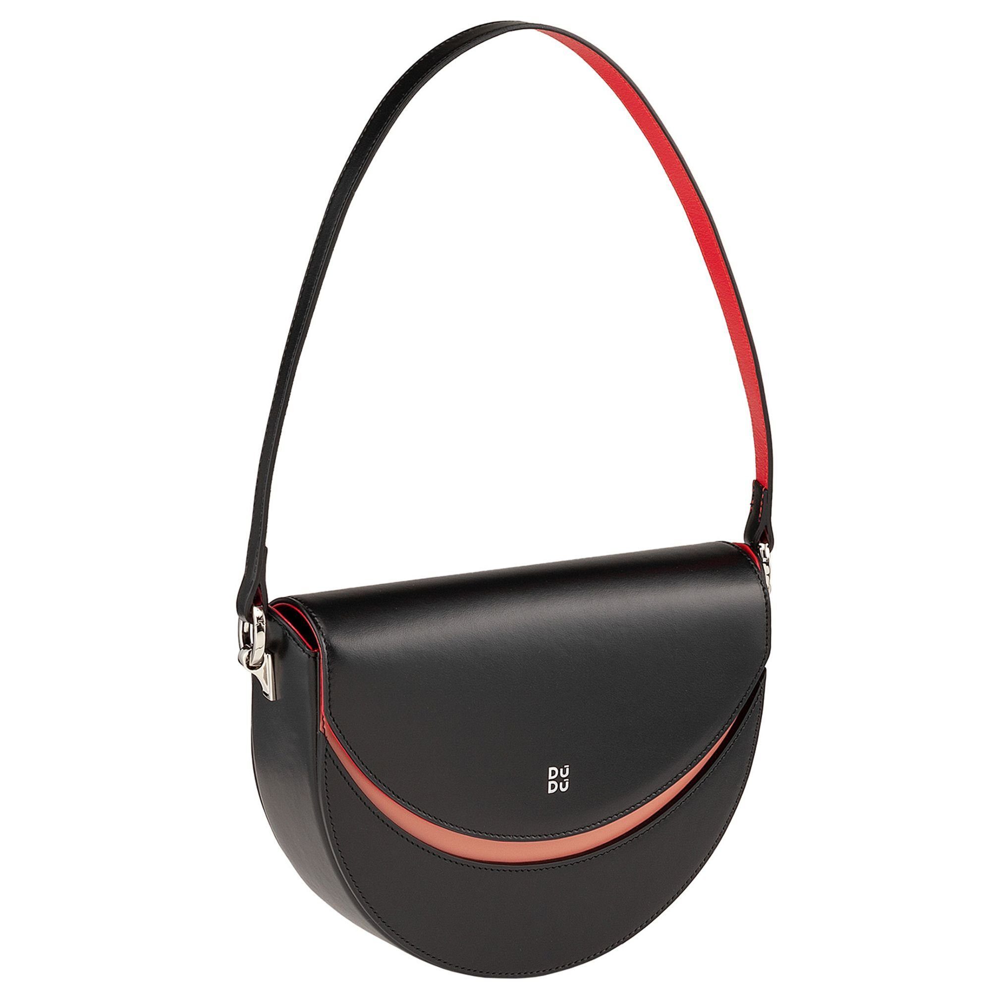 DuDu Schultertasche, Leder