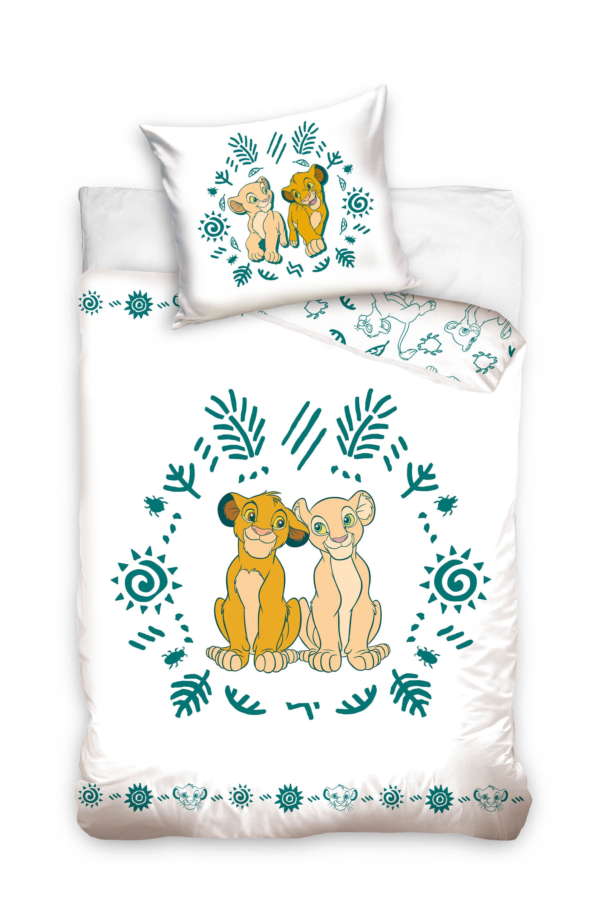 Kinderbettwäsche Lion King Bettwäsche 140 x 200 cm