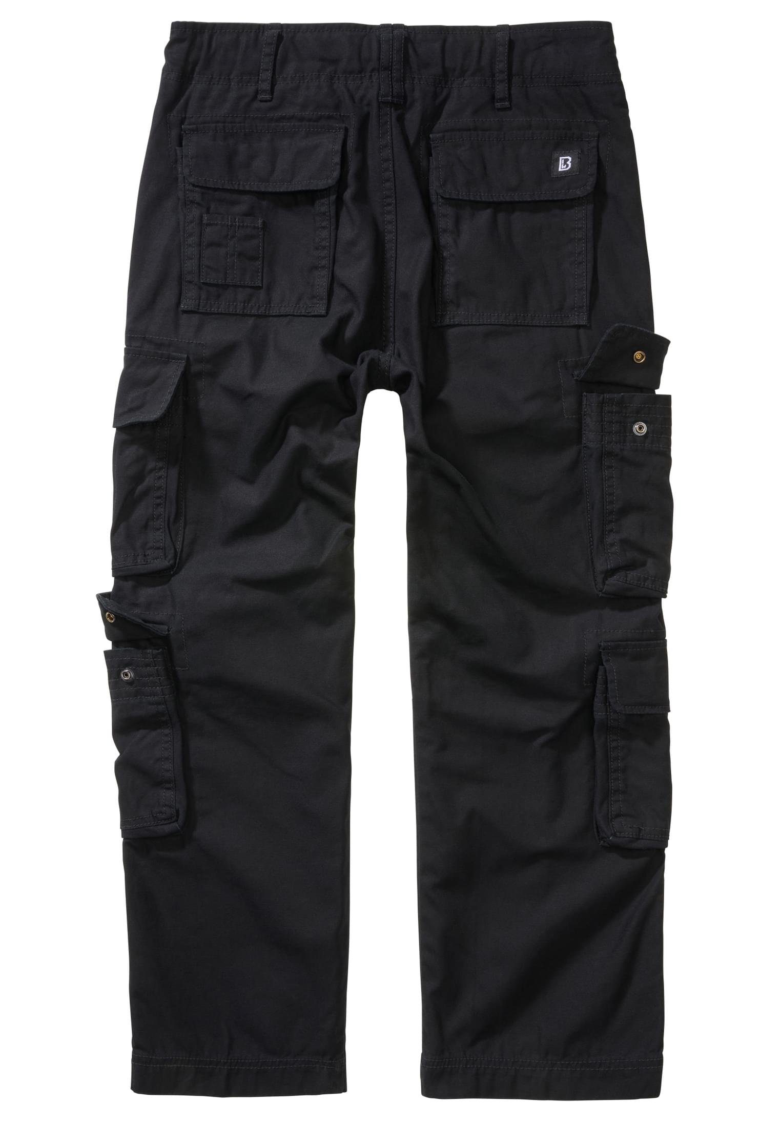 Herren (1-tlg) black Trouser Pure Cargohose Kids Brandit