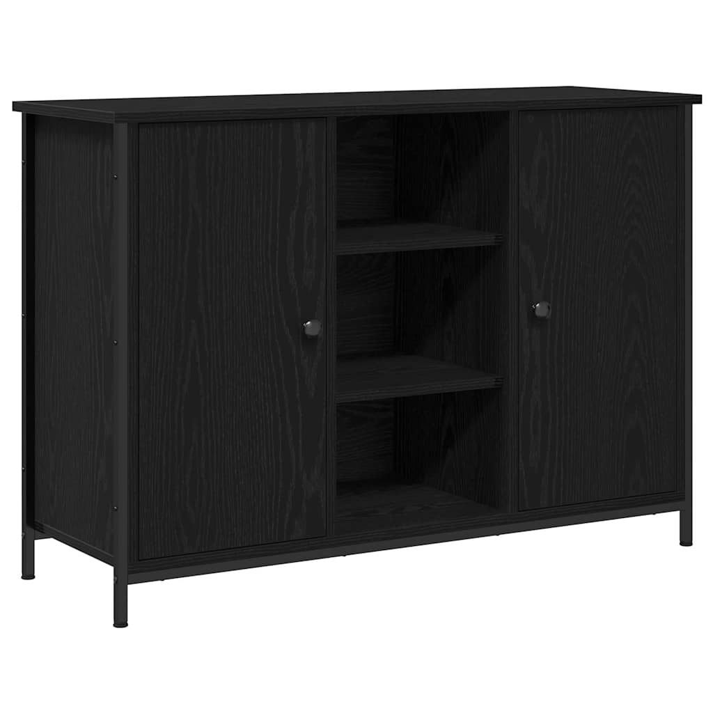vidaXL Sideboard Sideboard Schwarze Eiche 100 günstig online kaufen
