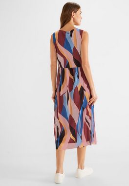 STREET ONE Midikleid Meshkleid mit Print