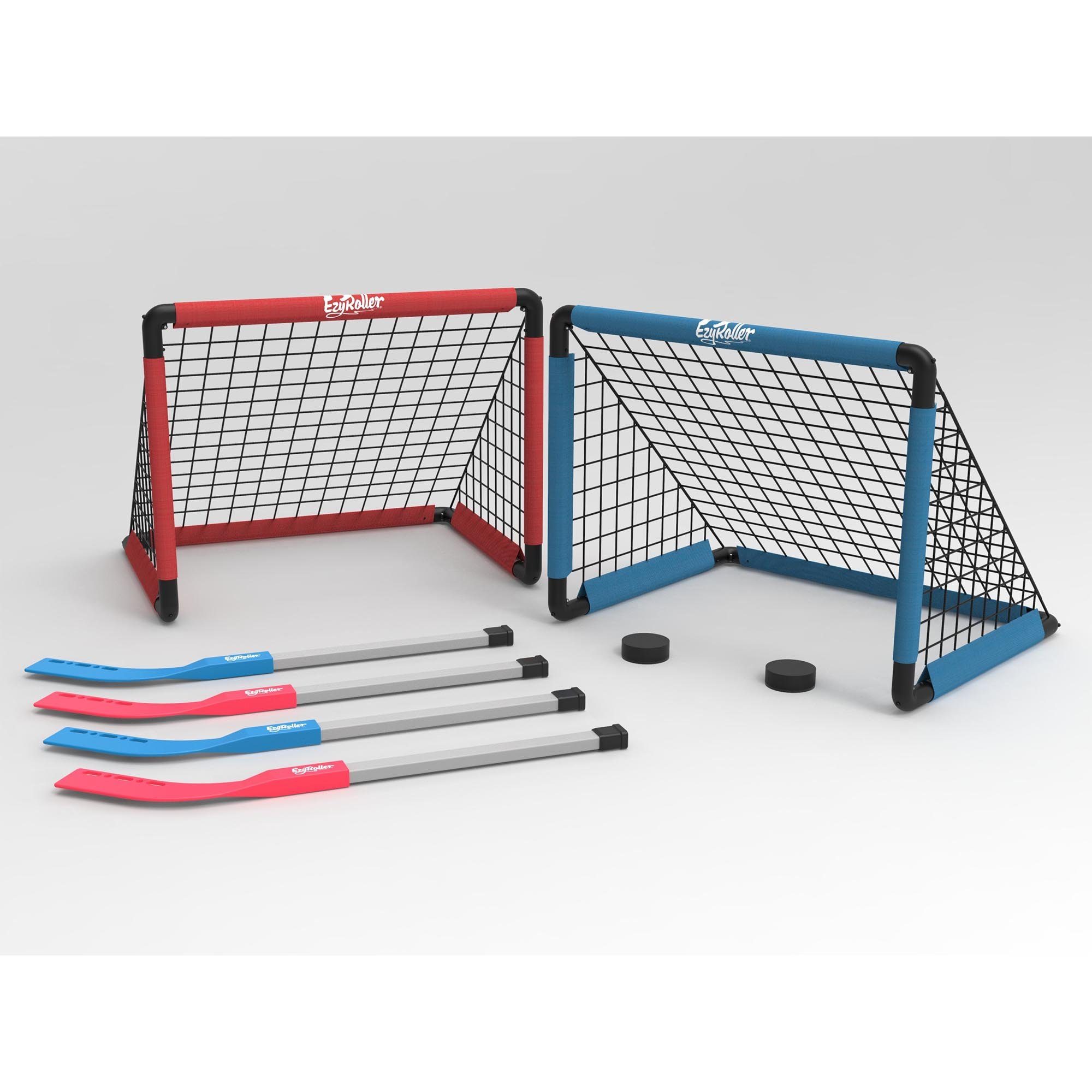 EzyRoller Fußballtor Hockey Set, Mini Tor Fußball Outdoor Training Kinderspielzeug Fußballtor Hockey