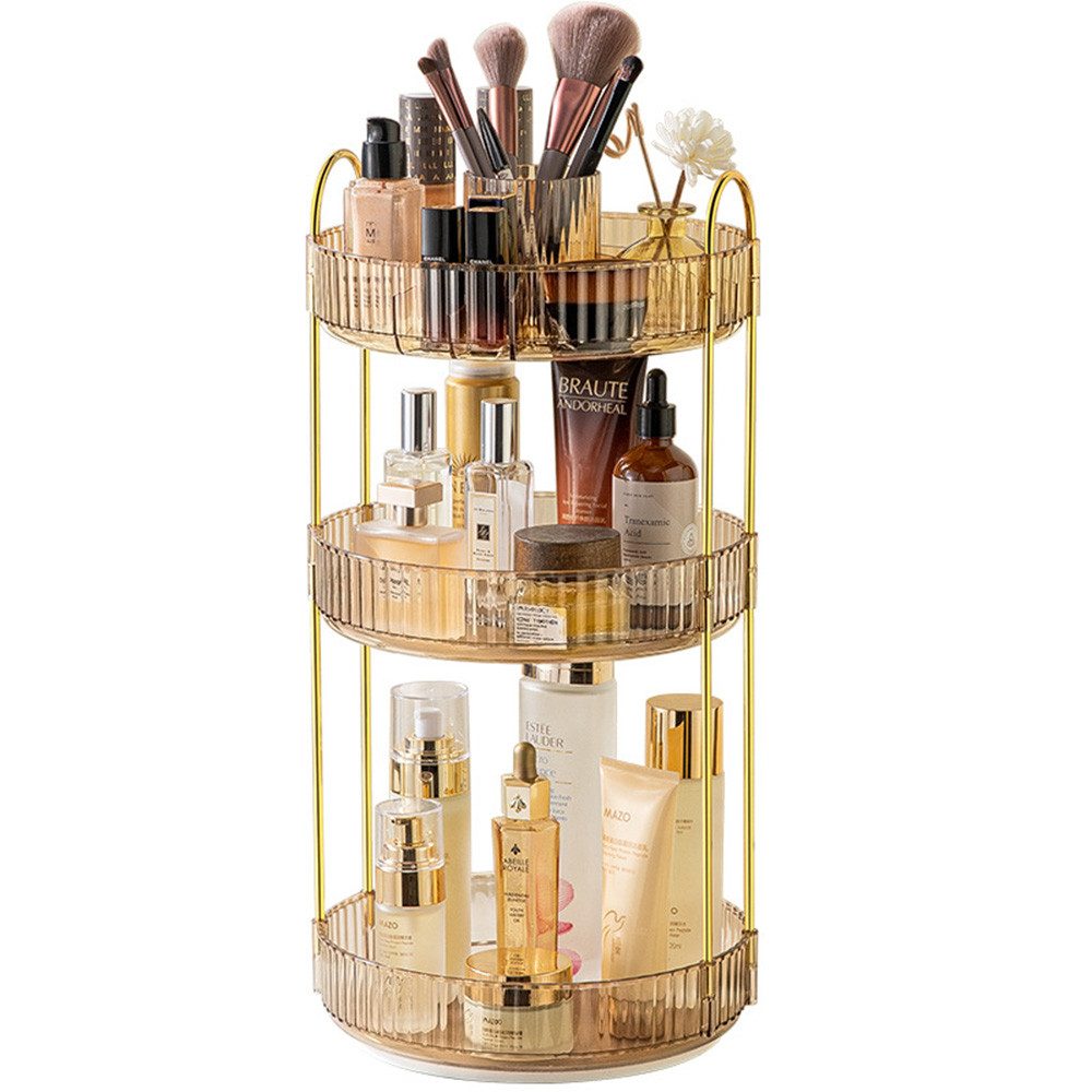 TUWENA Make-Up Organizer Make Up Organizer, 360° drehbare Kosmetikaufbewahrungsbox