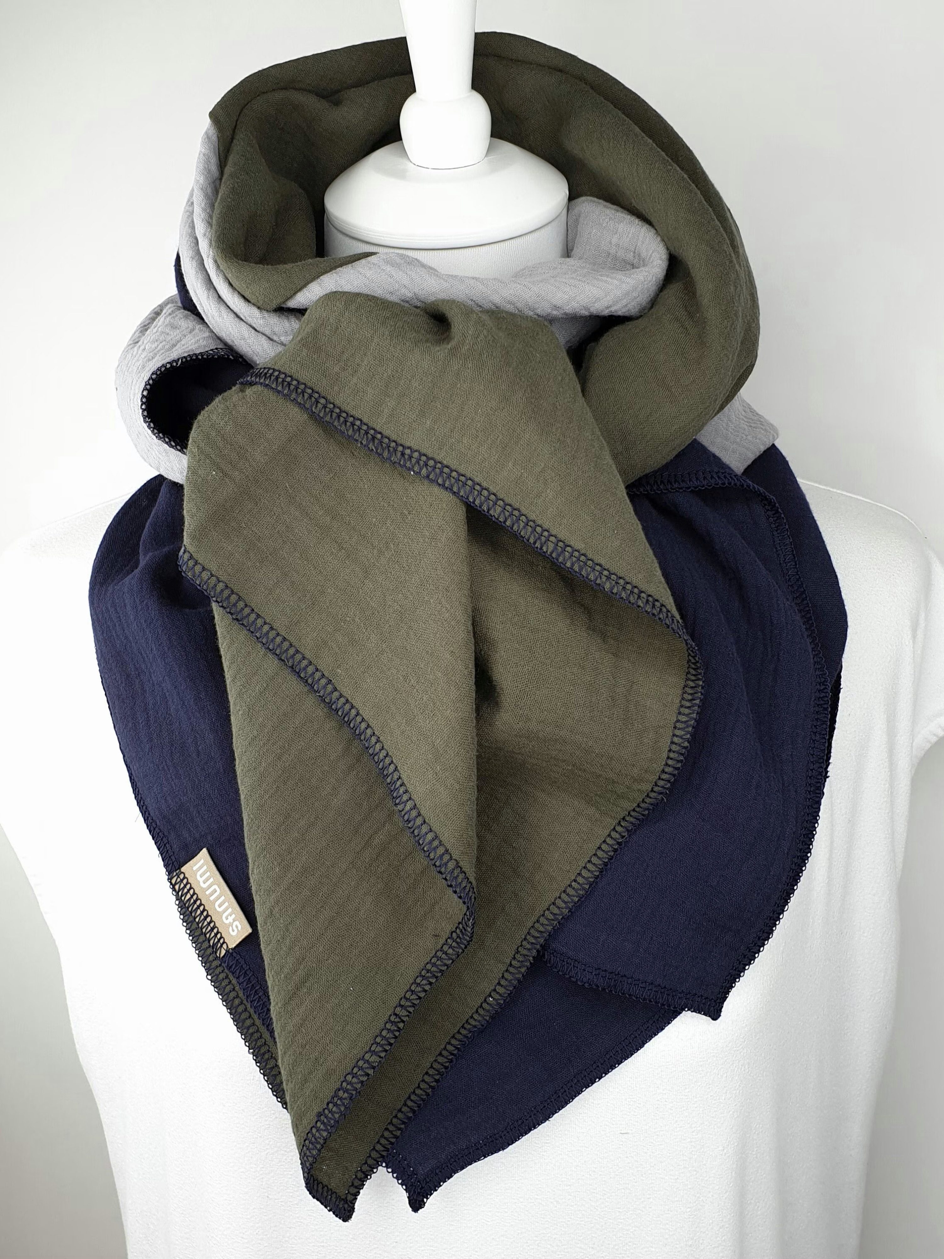 sanumi Halstuch musselintuch mehrfarbig günstig online kaufen