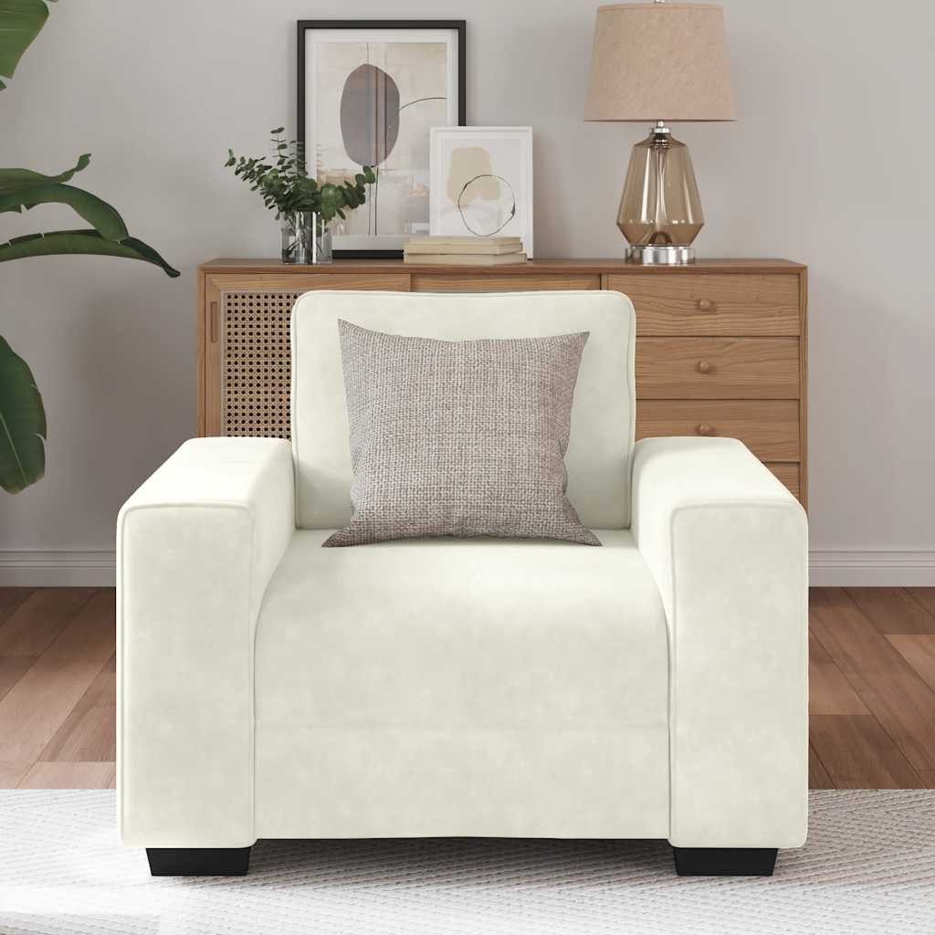 vidaXL Sofa Sessel Creme 60 cm günstig online kaufen