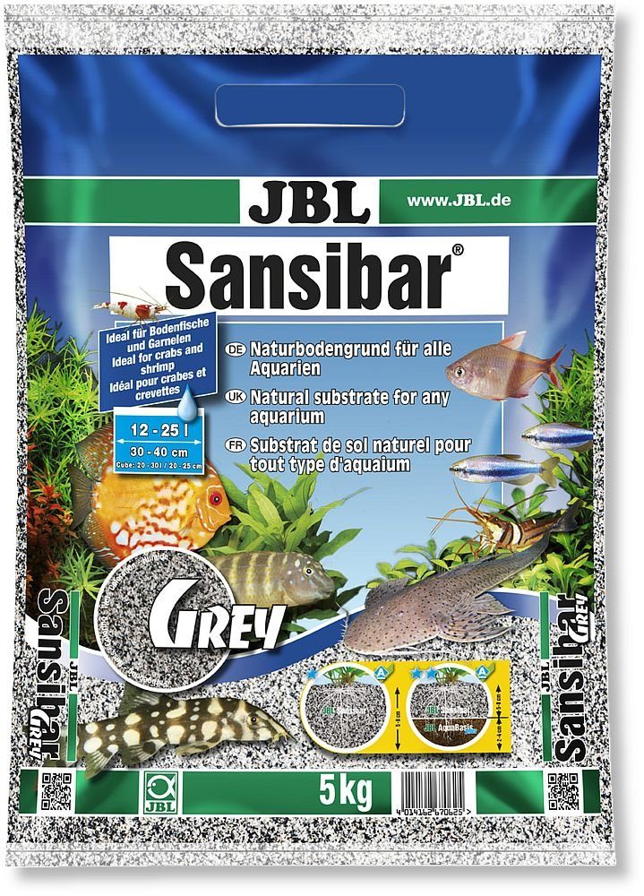 Aquariendeko JBL Sansibar Bodengrund für Aquarien, verschiedene Farben