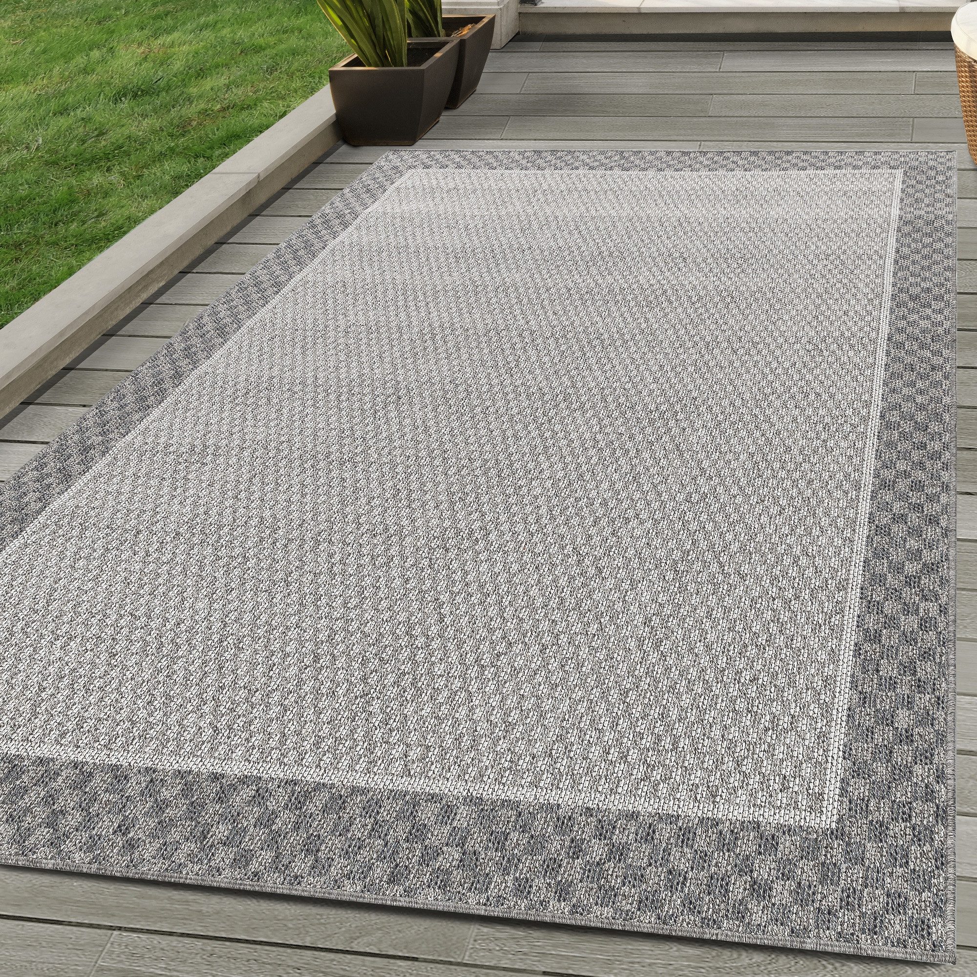 Carpettex Outdoorteppich Bordüre Design, Läufer, Höhe: günstig online kaufen
