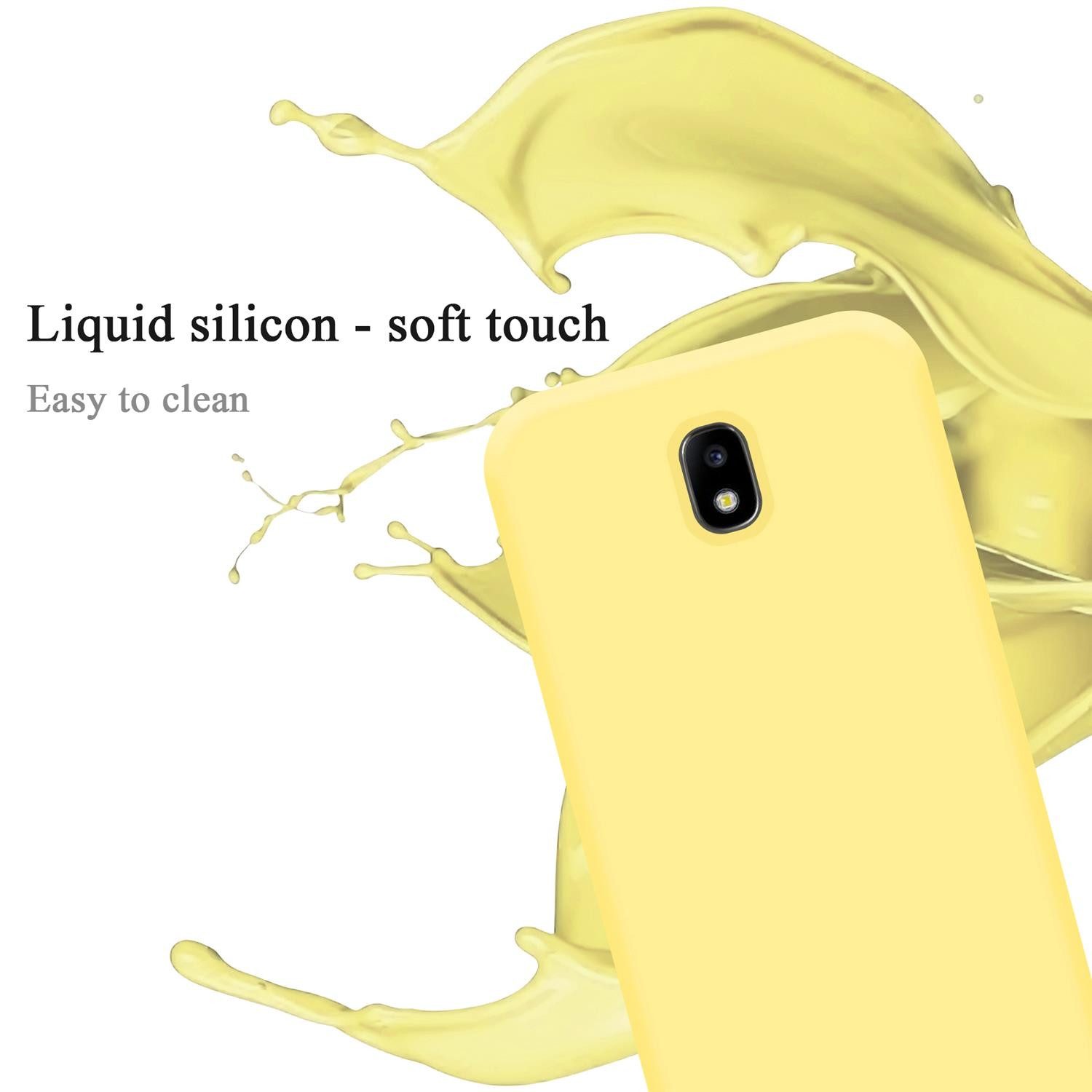 Cadorabo Handyhülle für Samsung Galaxy J5 2017 Hülle Samsung Galaxy J5 2017, Flexible Hülle TPU Silikon Schutzhülle Back Cover Case