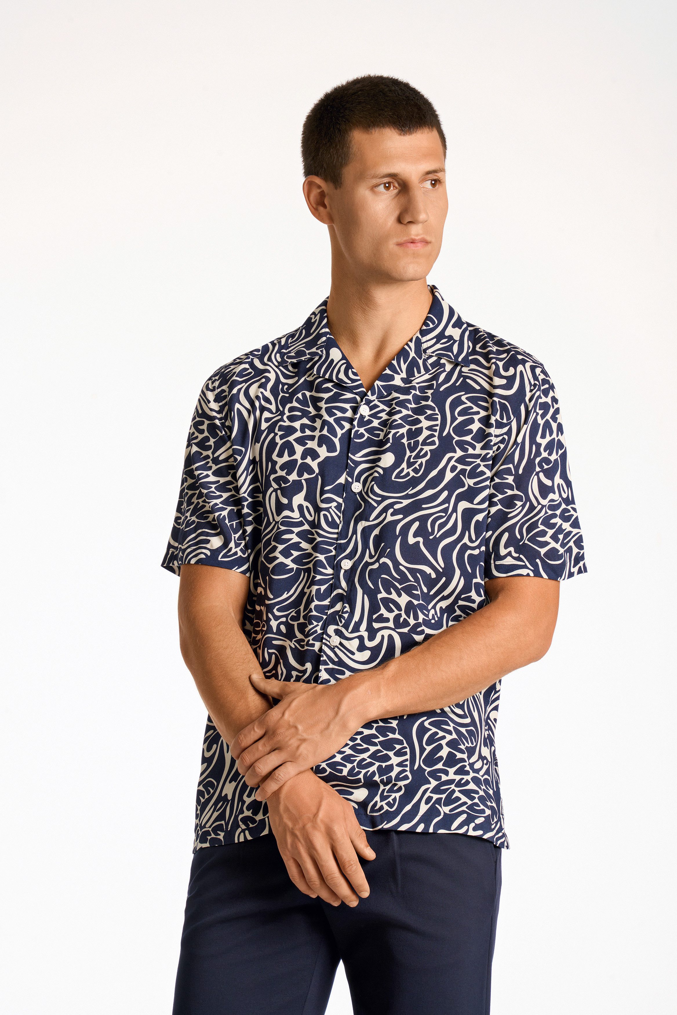 LINDBERGH Print-Shirt mit Muster und aus günstig online kaufen