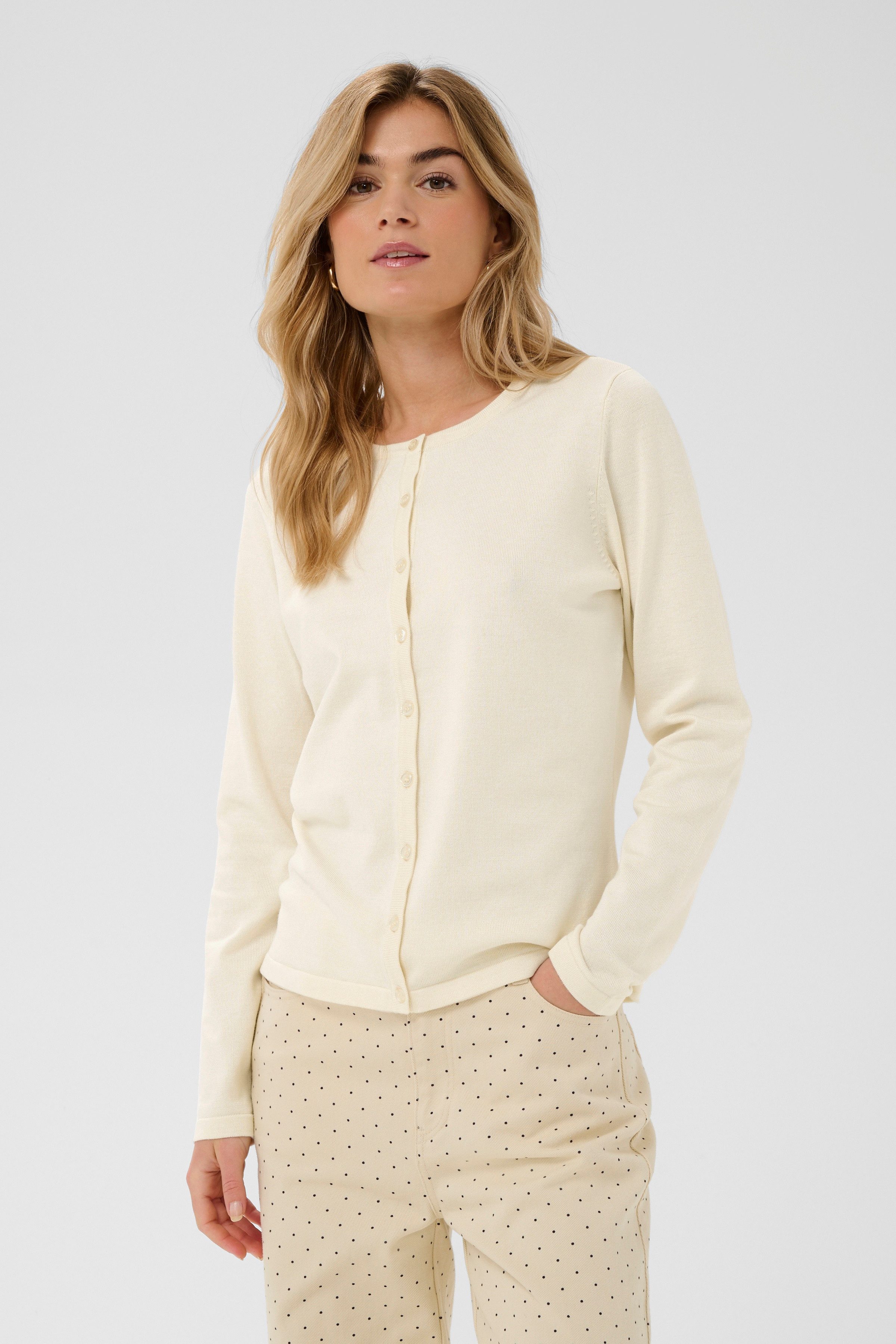 Saint Tropez Strickjacke A8661, MilaSZ R-Neck Cardigan Viskosemischung, Classic fit