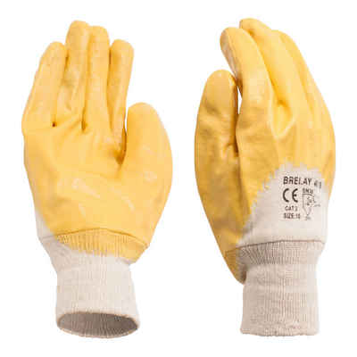 Arbeitshandschuhe Arbeitshandschuhe - K020 Größe XL Nitril gelb - Schnittschutzhandsch