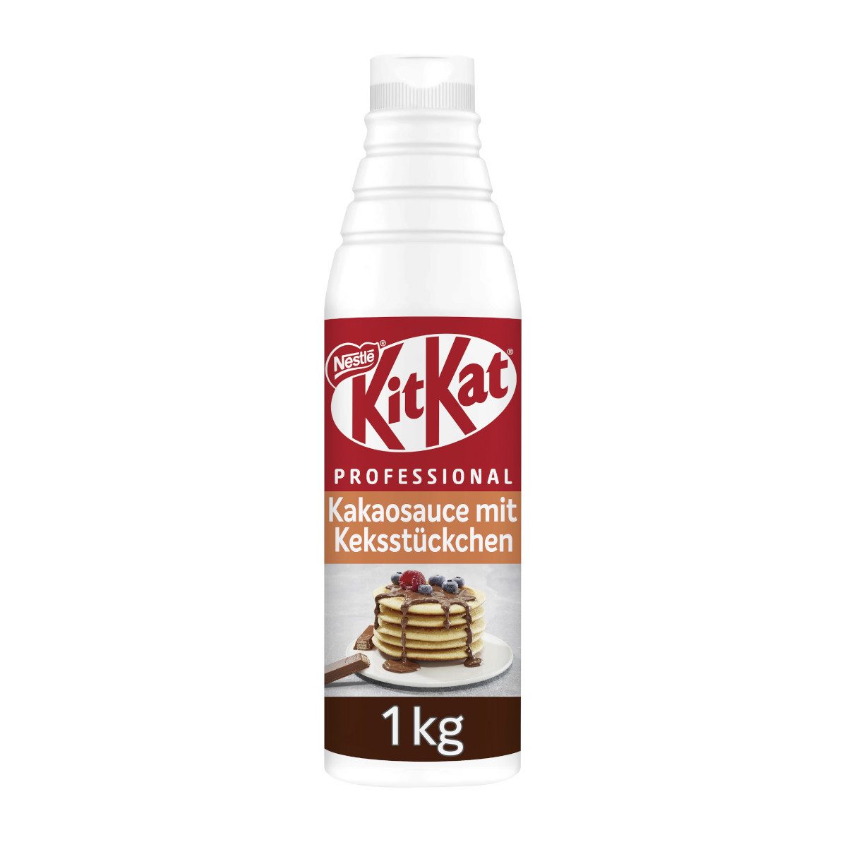 Kitkat Saucen, Nestle Kit Kat Kakaosauce mit Keksstückchen Packung 1000g