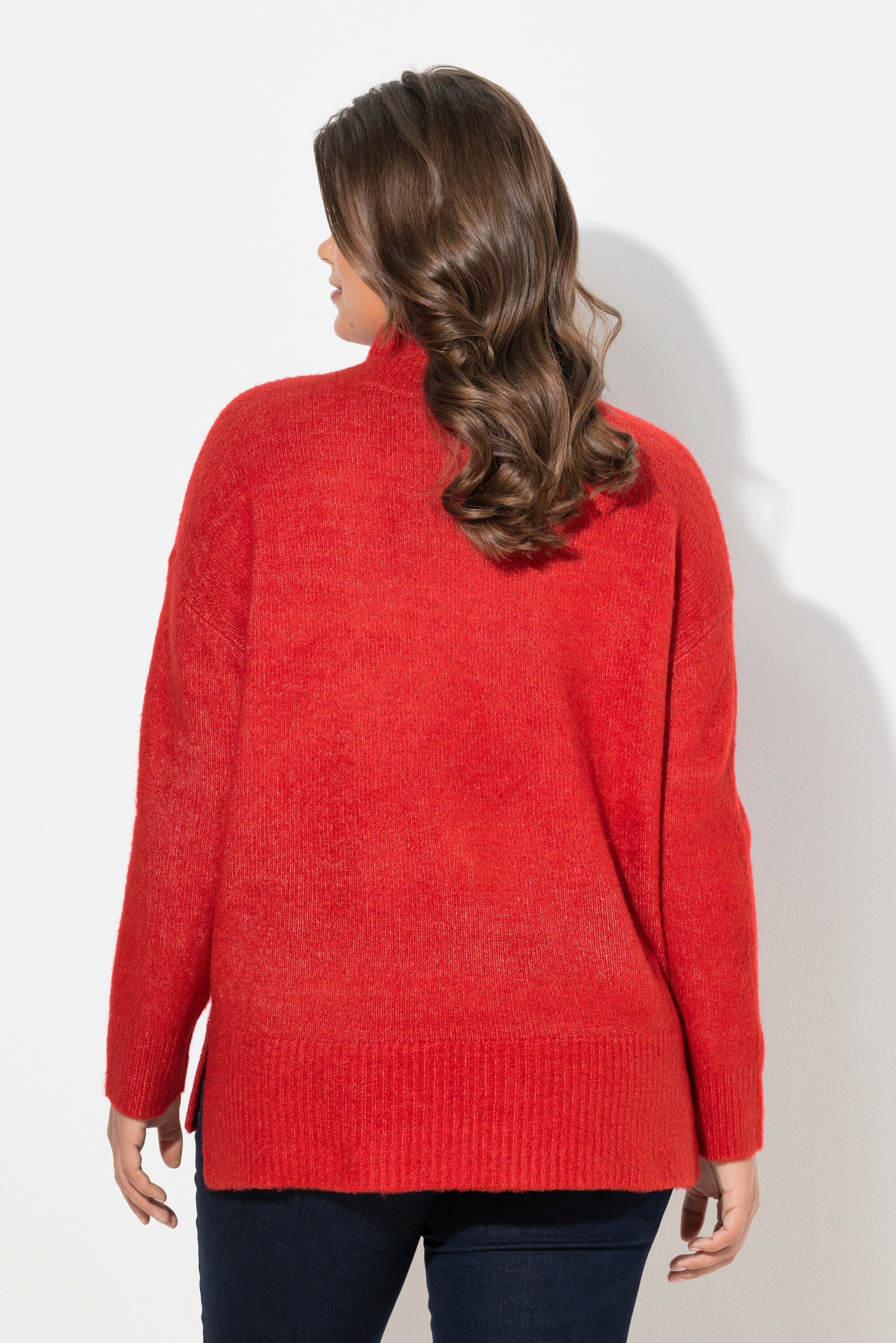 Laurasøn Strickpullover Pullover Langarm Stehkragen