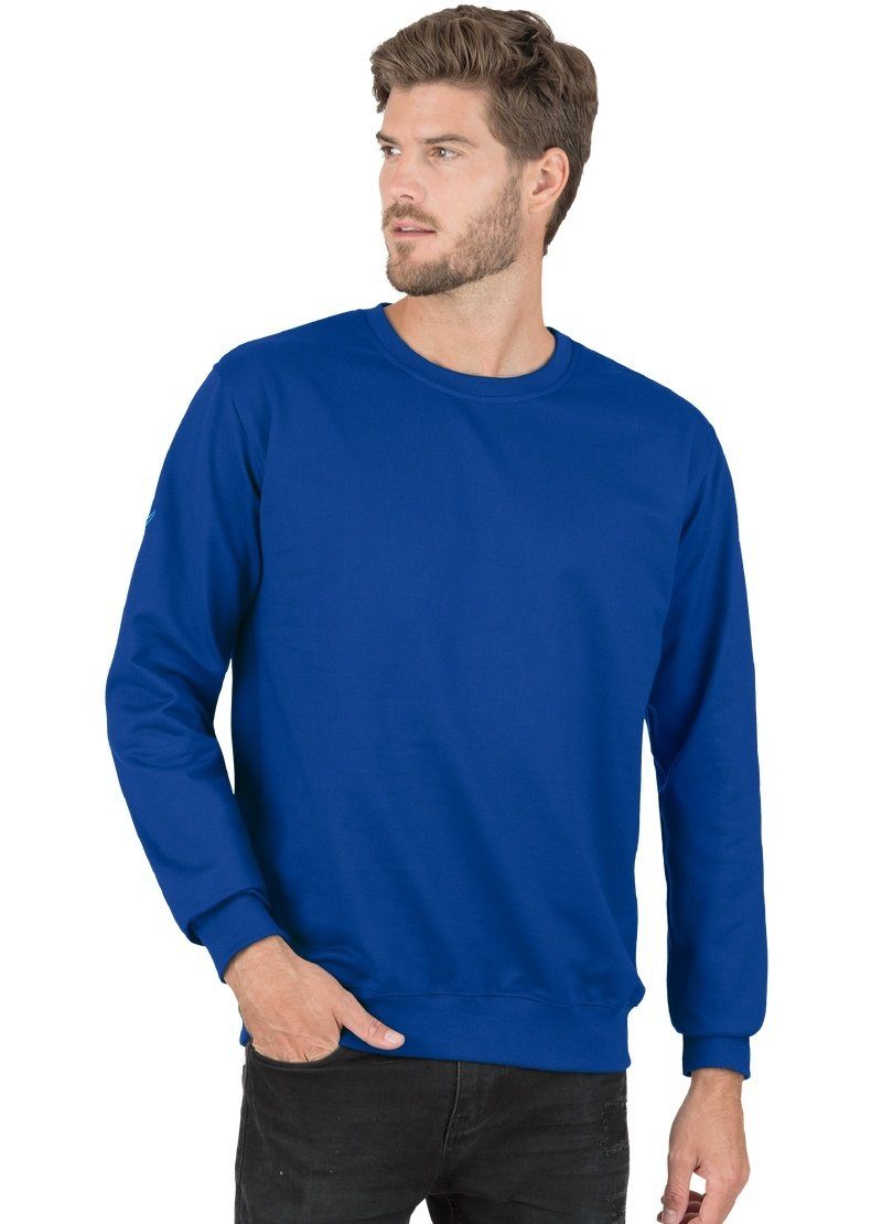 Sweatshirt, Trigema Rundhals-Ausschnitt Sweatshirt TRIGEMA