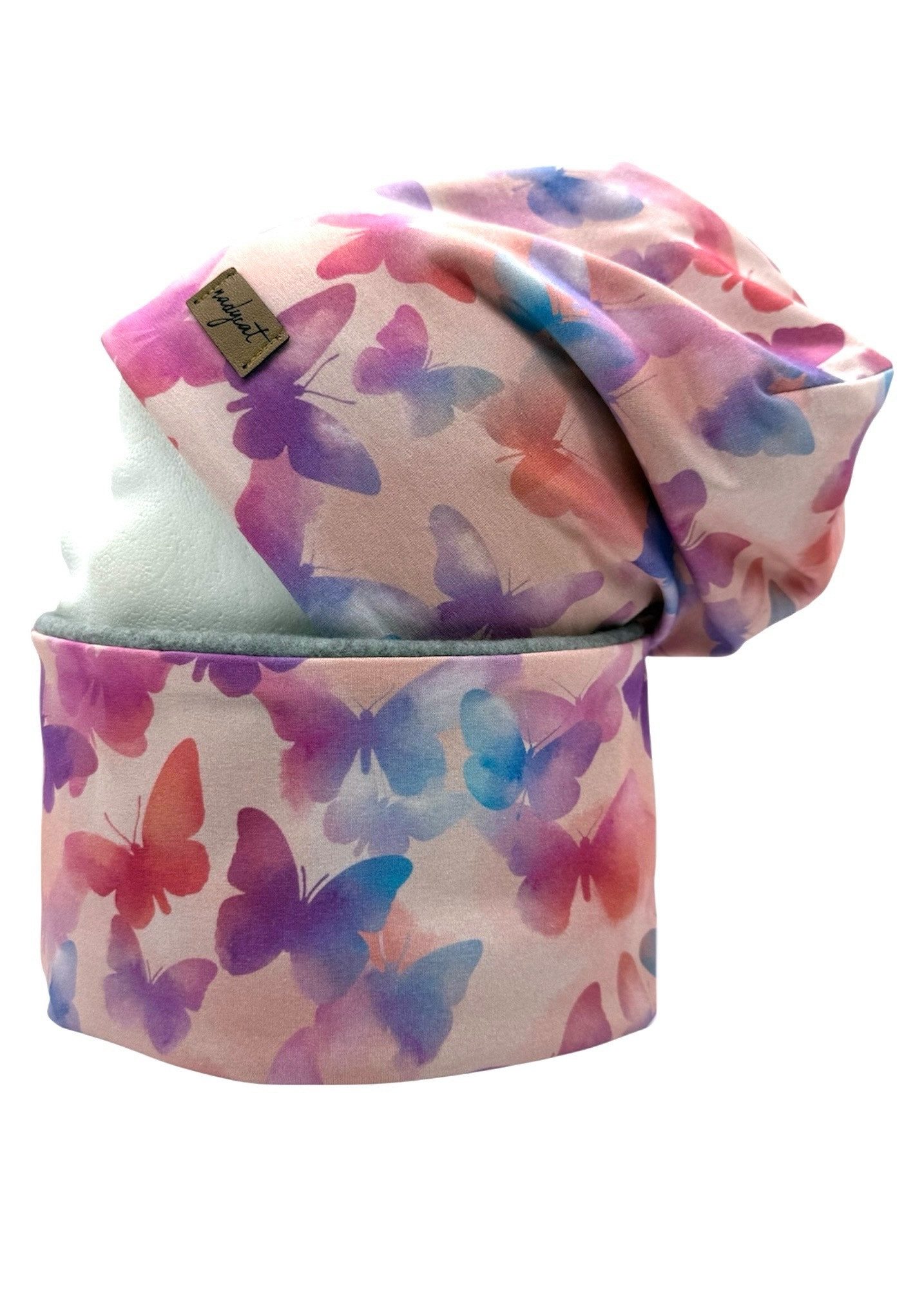 nadycat Beanie SCHMETTERLINGE (2-St., Beanie mit passendem Loop) handgefert günstig online kaufen