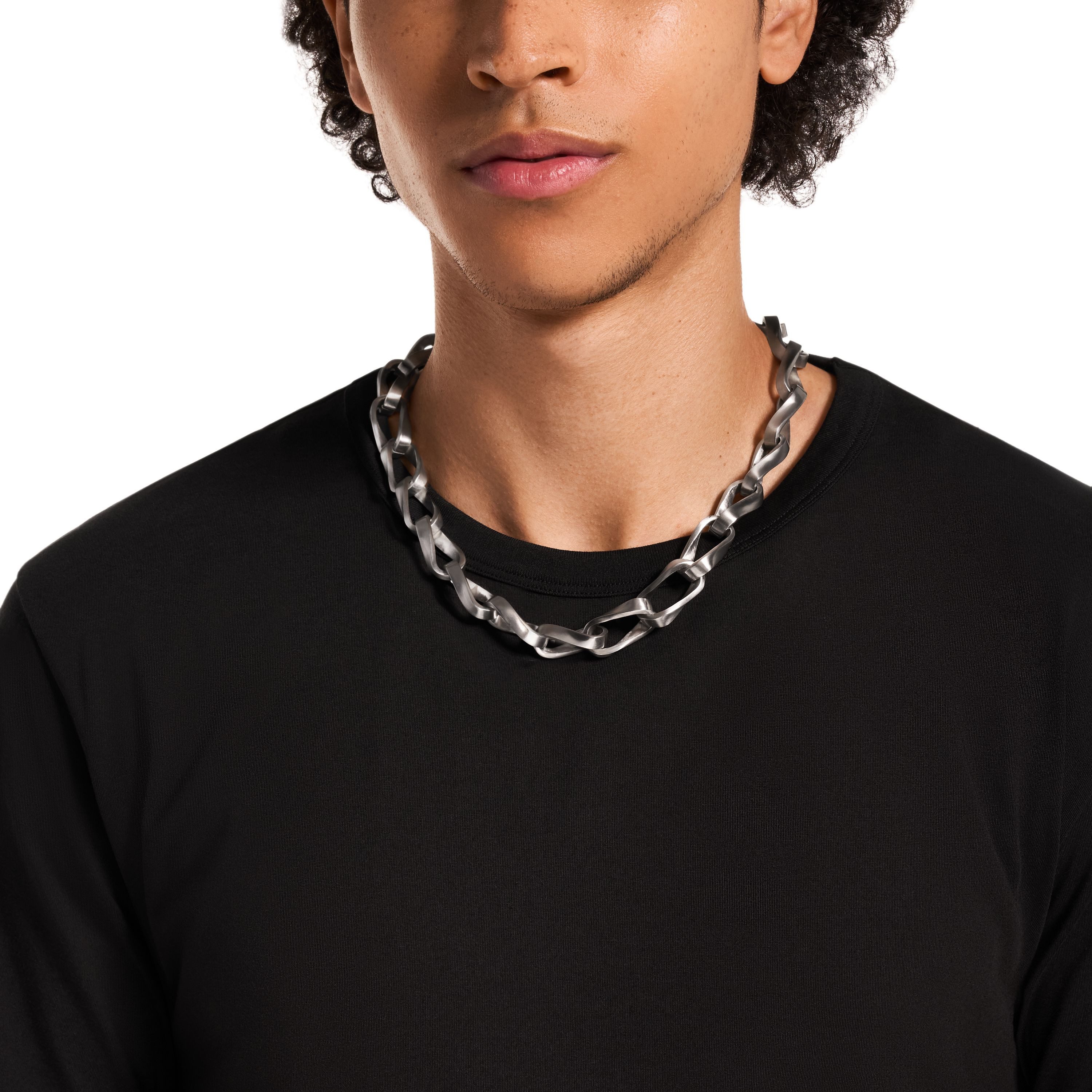 Emporio Armani Kette ohne Anhänger Schmuck Geschenk Edelstahl