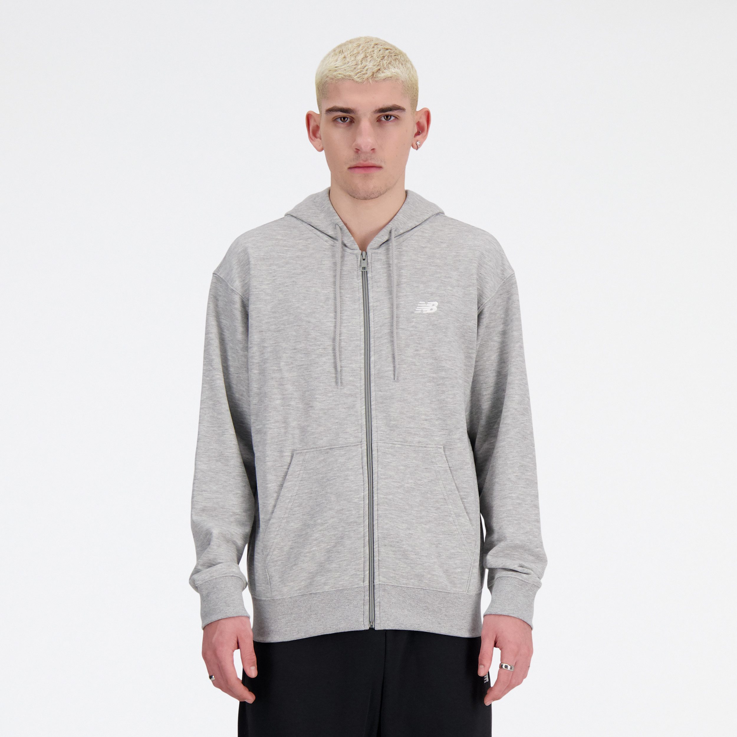 New Balance Kapuzensweatjacke mit Kapuze, für Alltag und Sport, weicher Stoff, lockere Passform