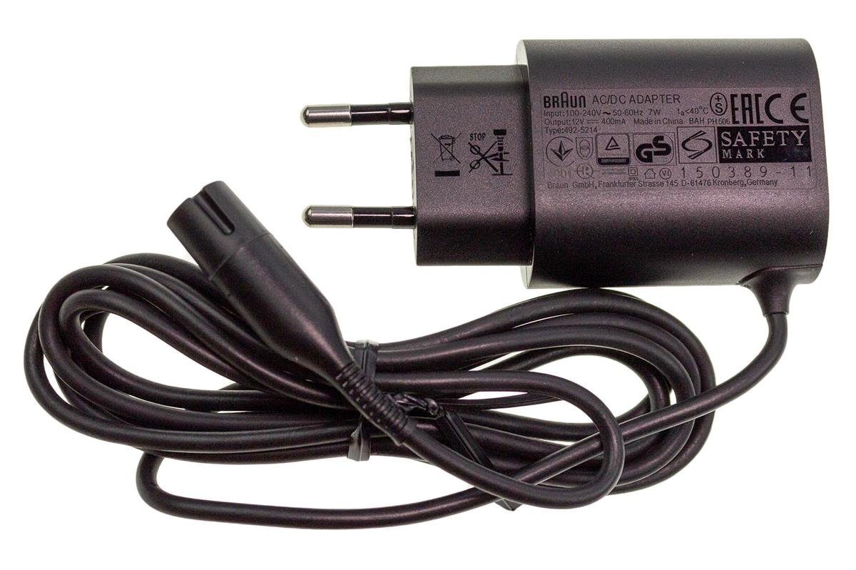 Braun 81577235 Lade-Netzkabel, Stecker für Series 1/ 3/ 7/ 9 Herrenr Netzkabel
