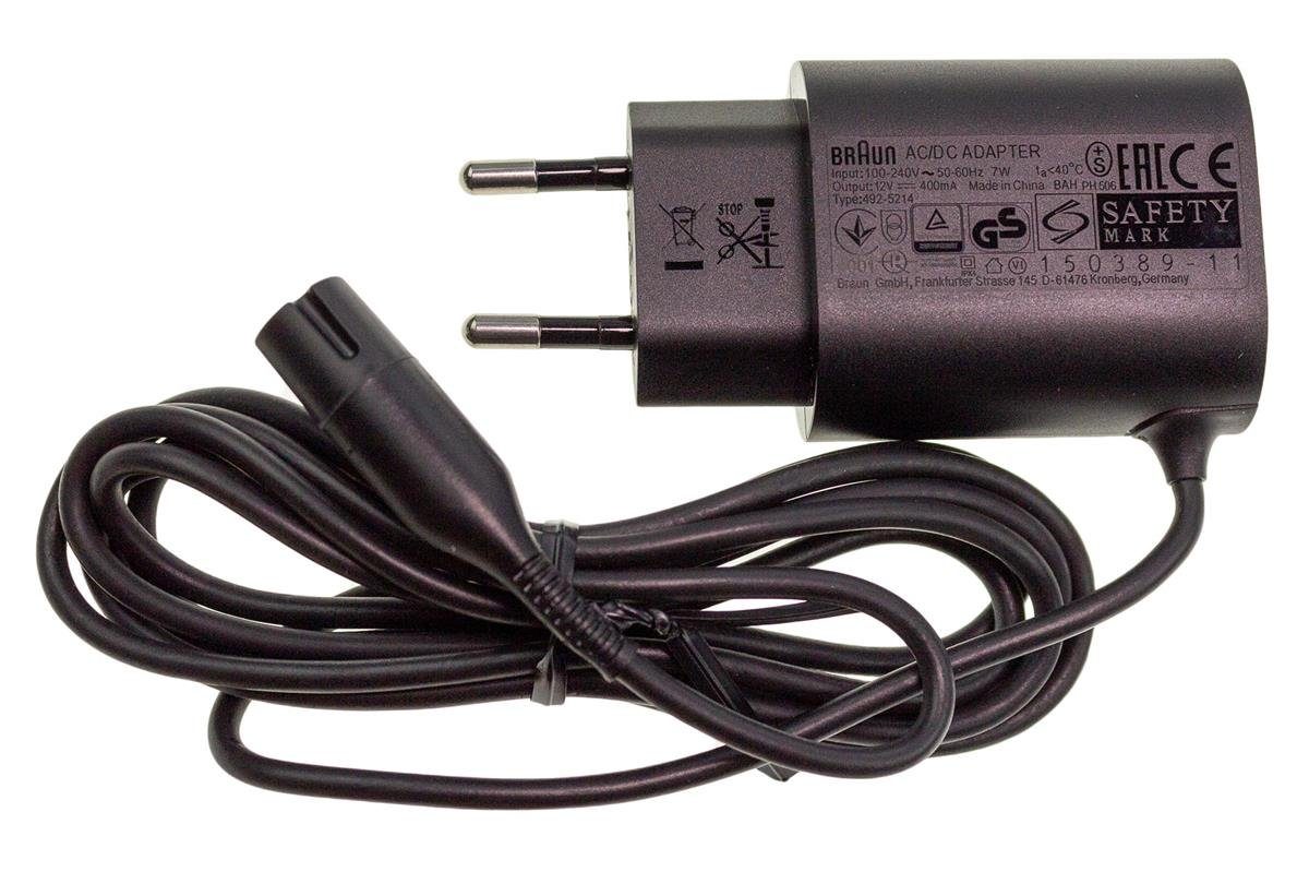 Braun Braun 81577235 Lade-Netzkabel, Stecker für Series 1/ 3/ 7/ 9 Herrenr Netzkabel