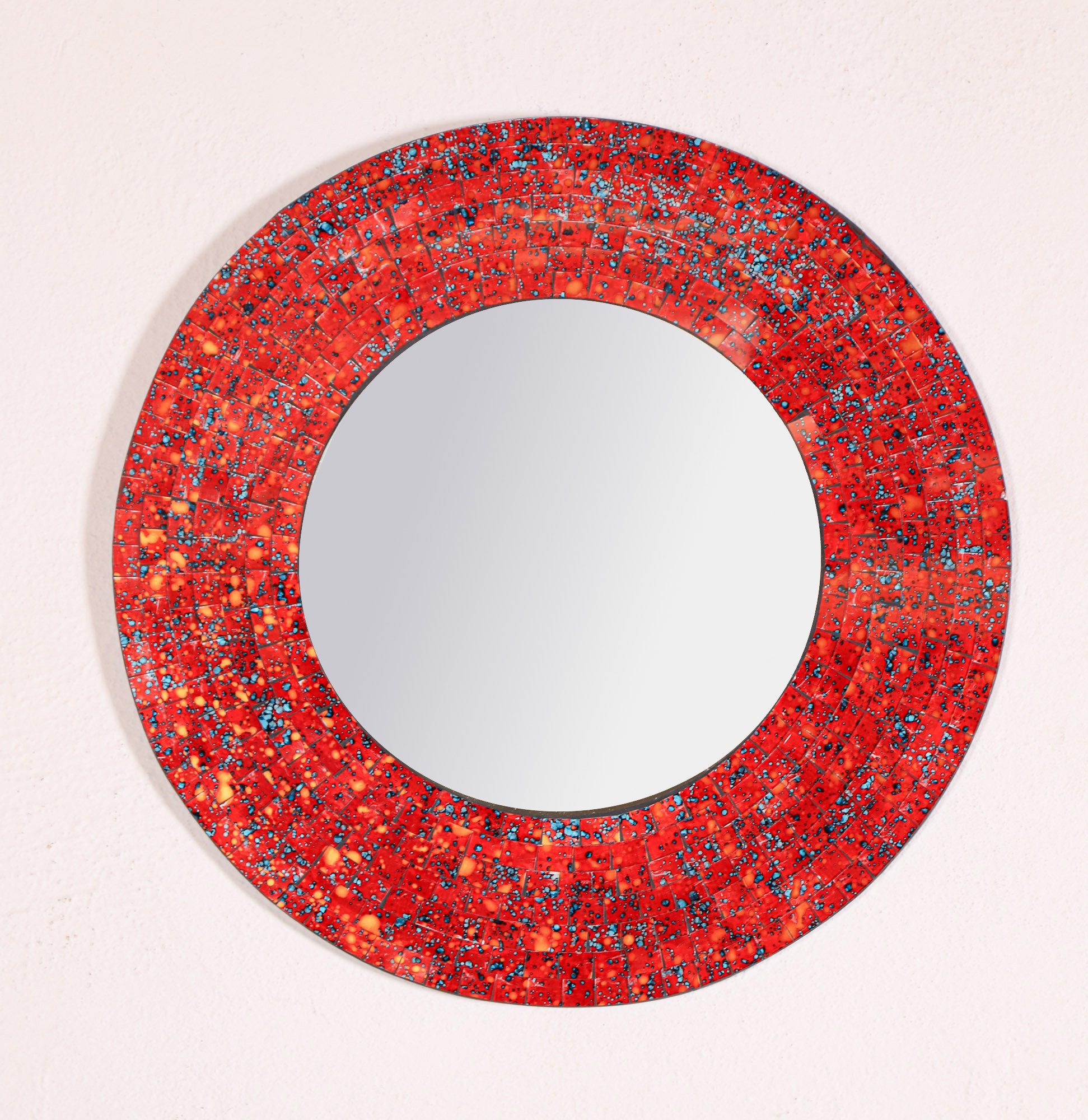 Guru-Shop Dekospiegel Mosaikspiegel - Soda rot