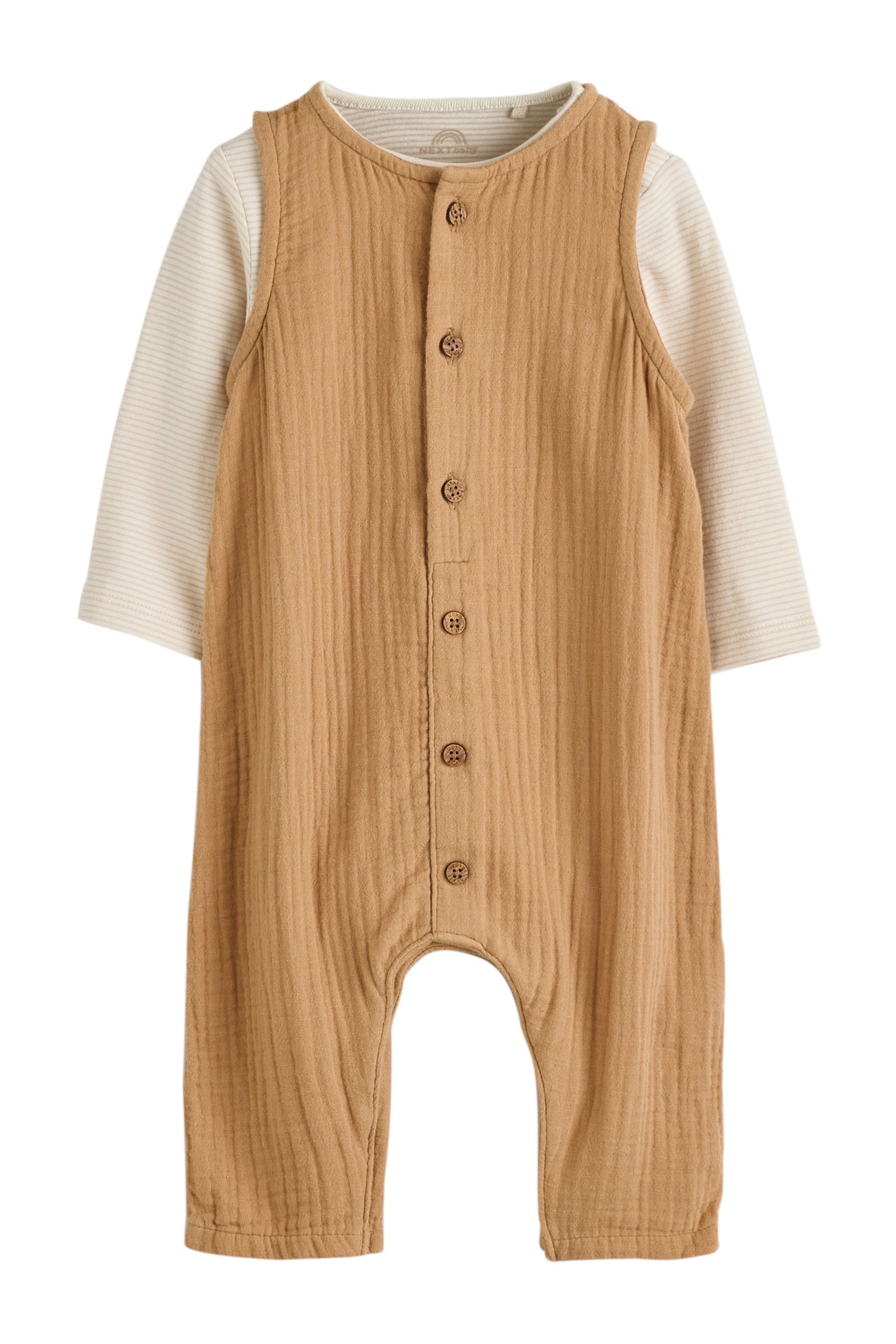 Next Body & Hose Baby Latzhose und Body im Set (2-tlg)