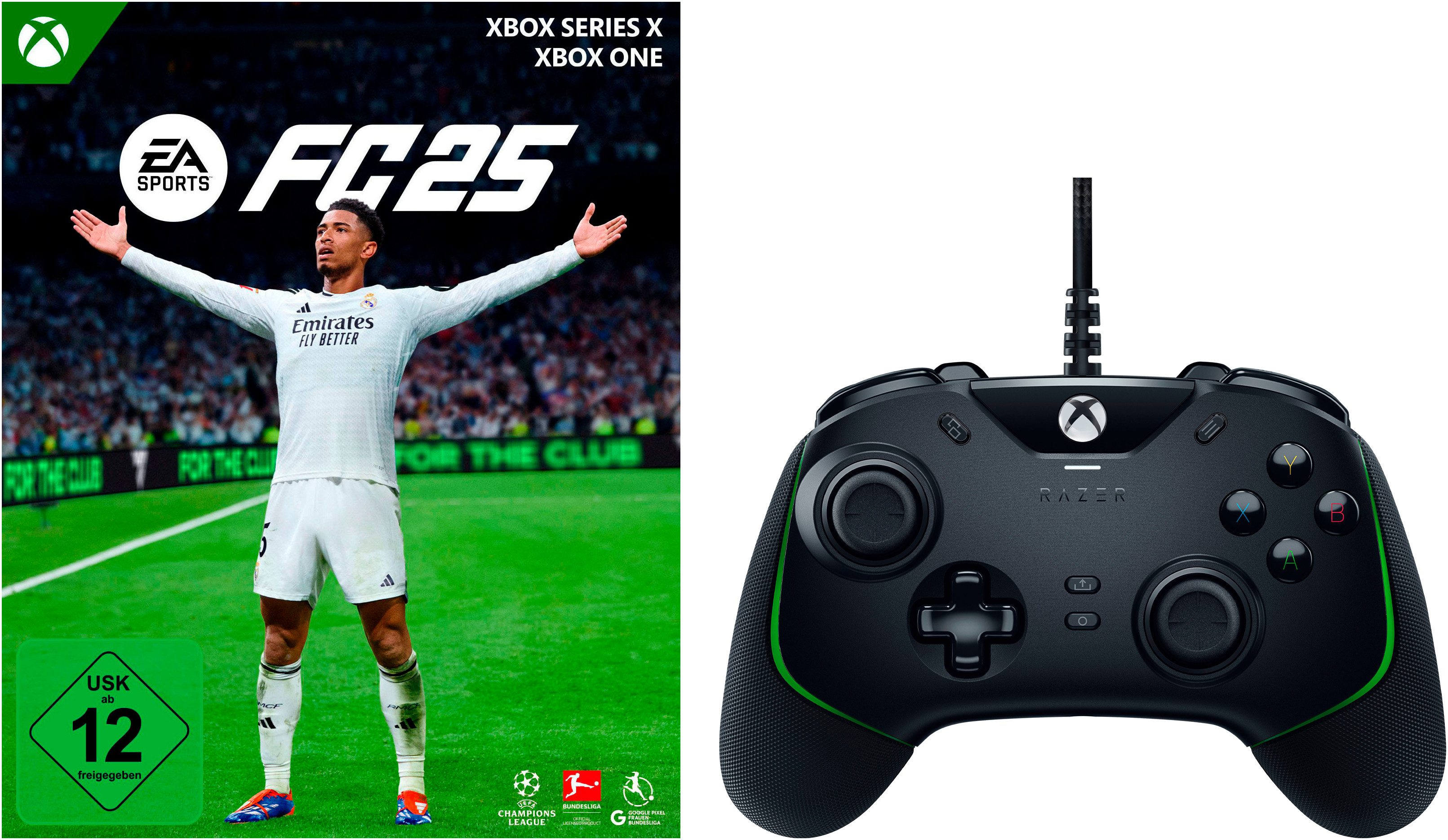 EA SPORTS FC 25 (Xbox) + Xbox Razer Wolverine V2 Controller