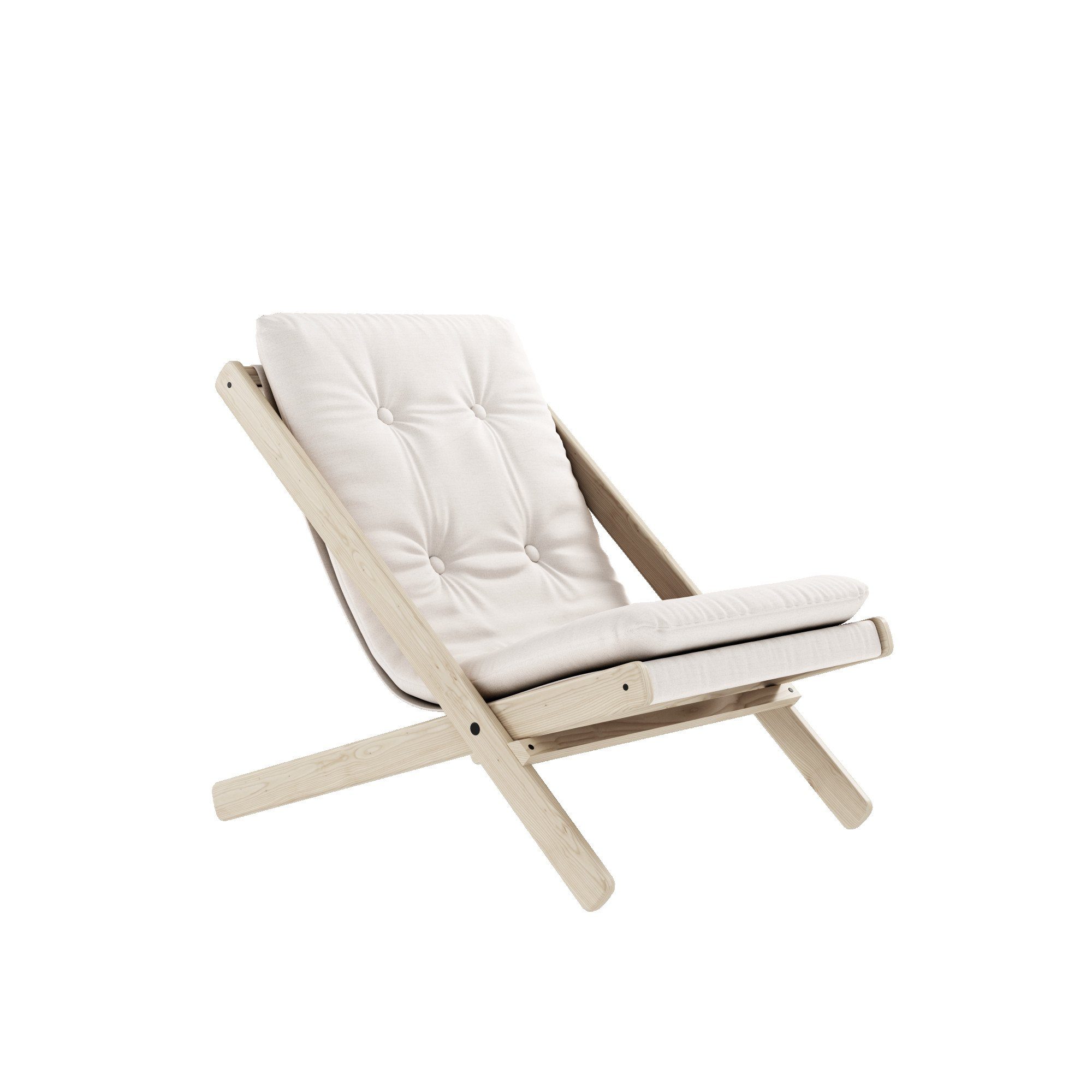 Karup Design Sitzauflage wasserabweisender Loungesessel und Boogie trocknende Gartenstuhl, schnell weiß OUT