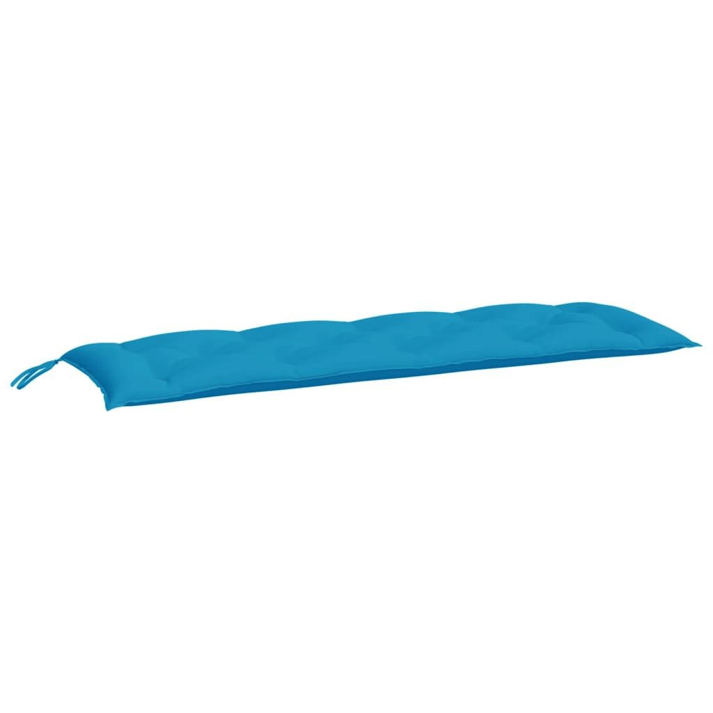 vidaXL Sitzauflage Gartenbank-Auflage Hellblau 150x50x7 cm günstig online kaufen
