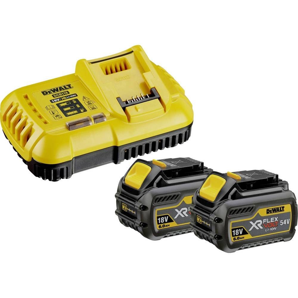 DeWalt Schnellladegeraet f. 54 bzw.18V DCB118-QW Werkzeug-Akku-Ladetechnik