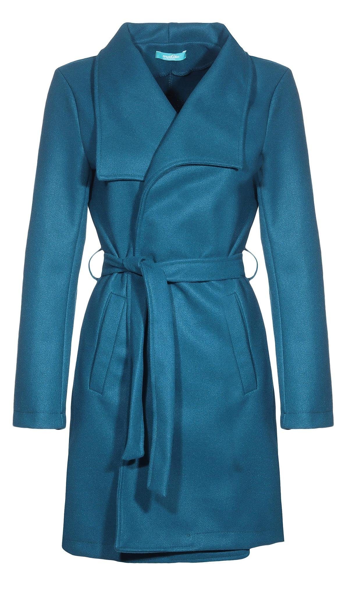 malito more than fashion Langmantel 15142 langer Trenchcoat Longjacke Überg günstig online kaufen