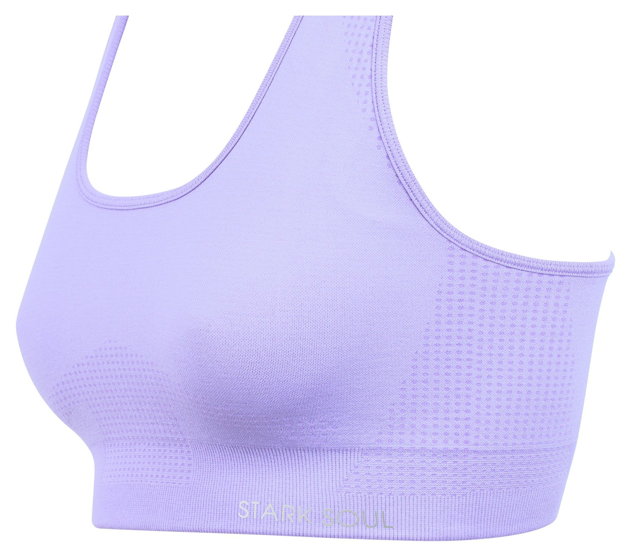Stark Soul® Sporttop Sport Bra "reflect" Racerback, herausnehmbare Cups - Sport BH