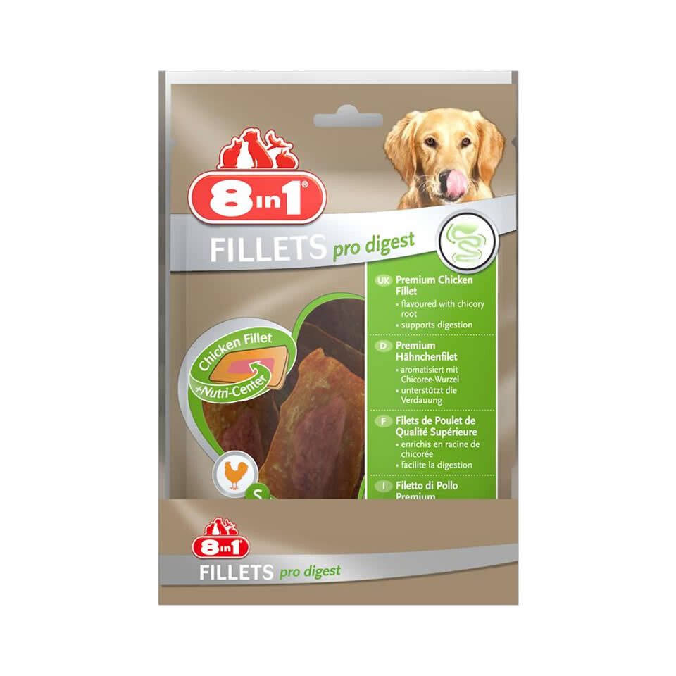 8in1 Fillets Pro Digest 80 g, Trockenfutter für: Hund