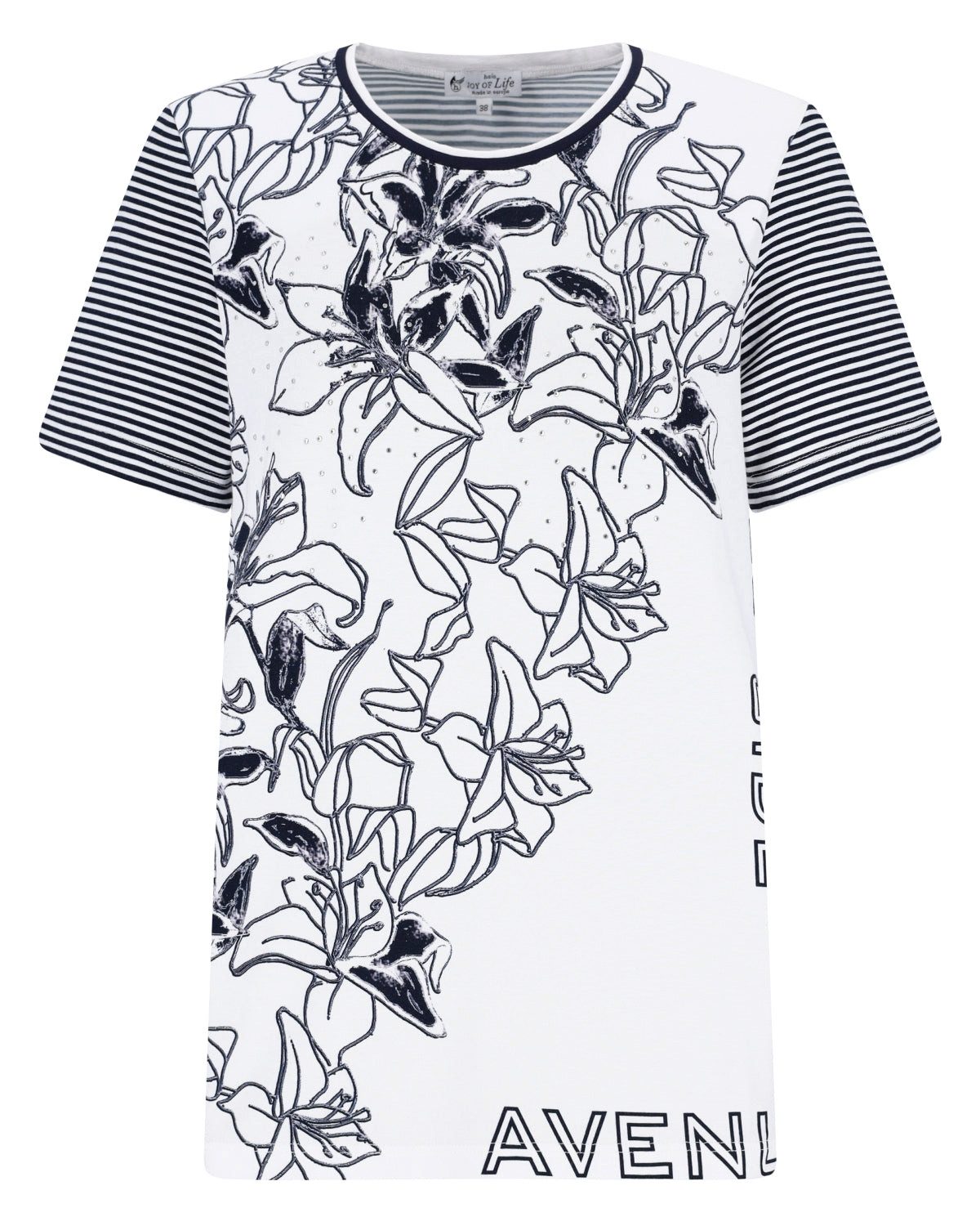 Blusenshirt Shirt 1/2 Arm mit Blumenprint