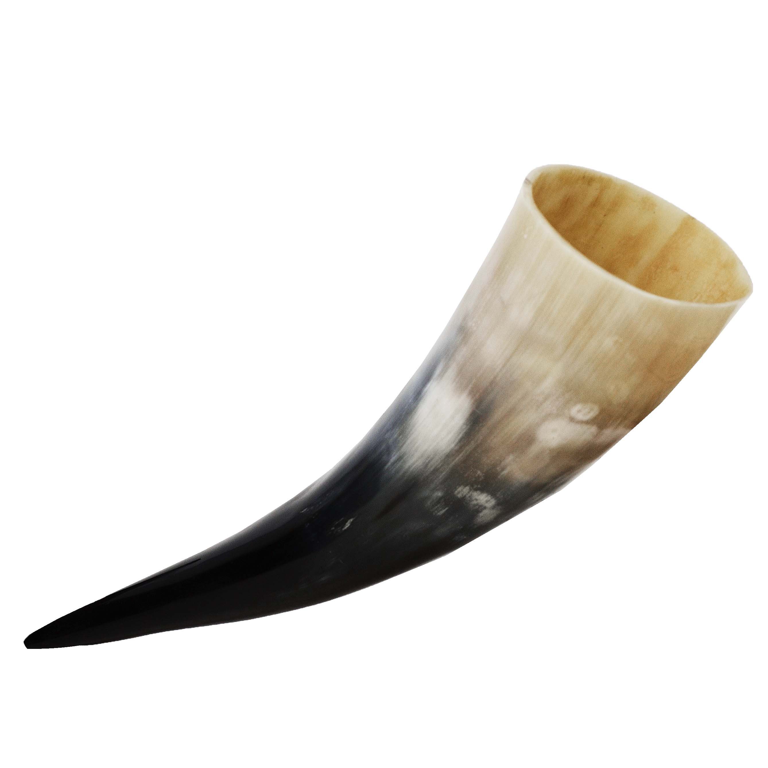 Becher Trinkhorn ca. 200 - 290 ml Fassungsvolumen Horn Mittelalter Metbecher