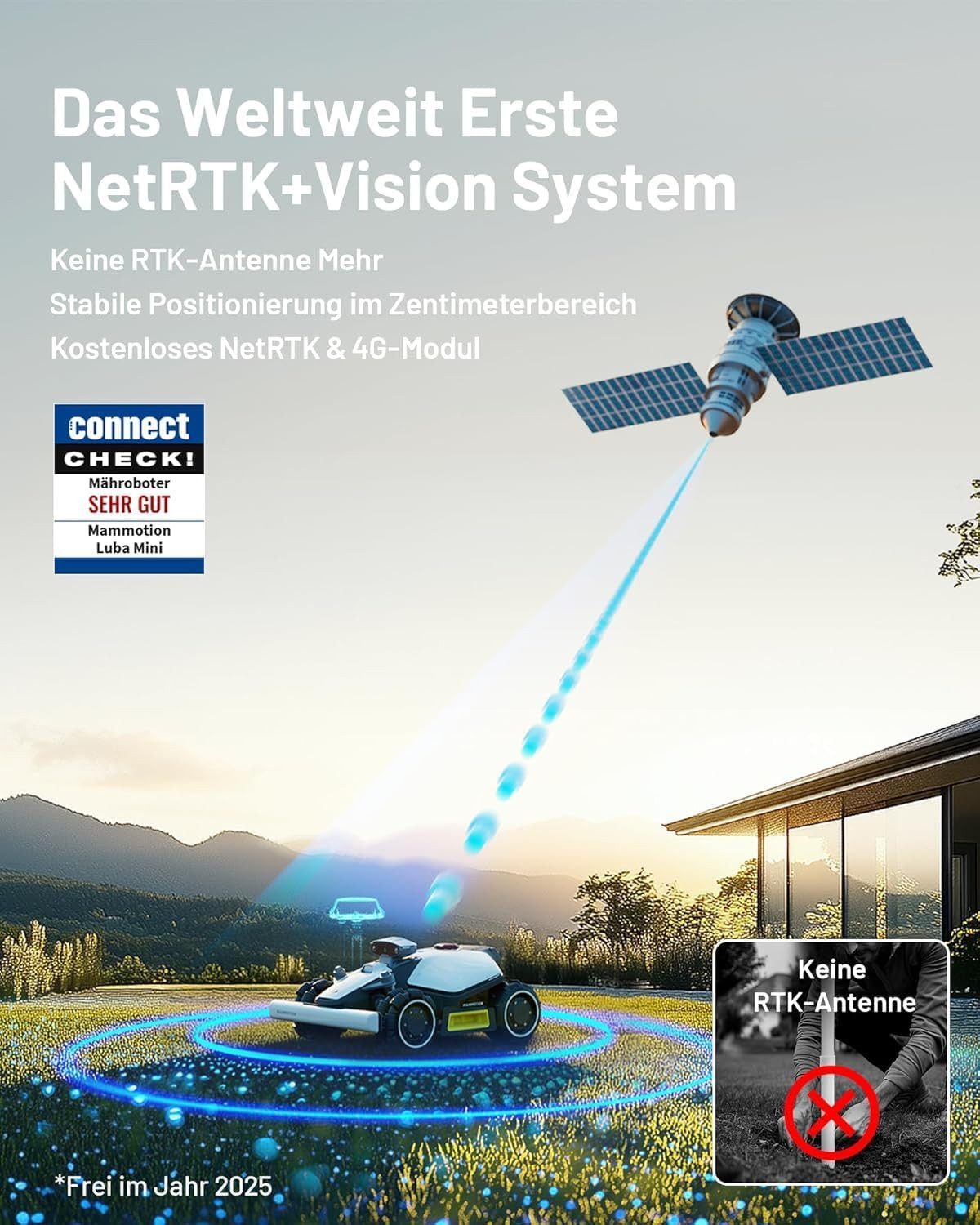 Mammotion Rasenmähroboter LUBA Mini AWD 1500, günstig online kaufen