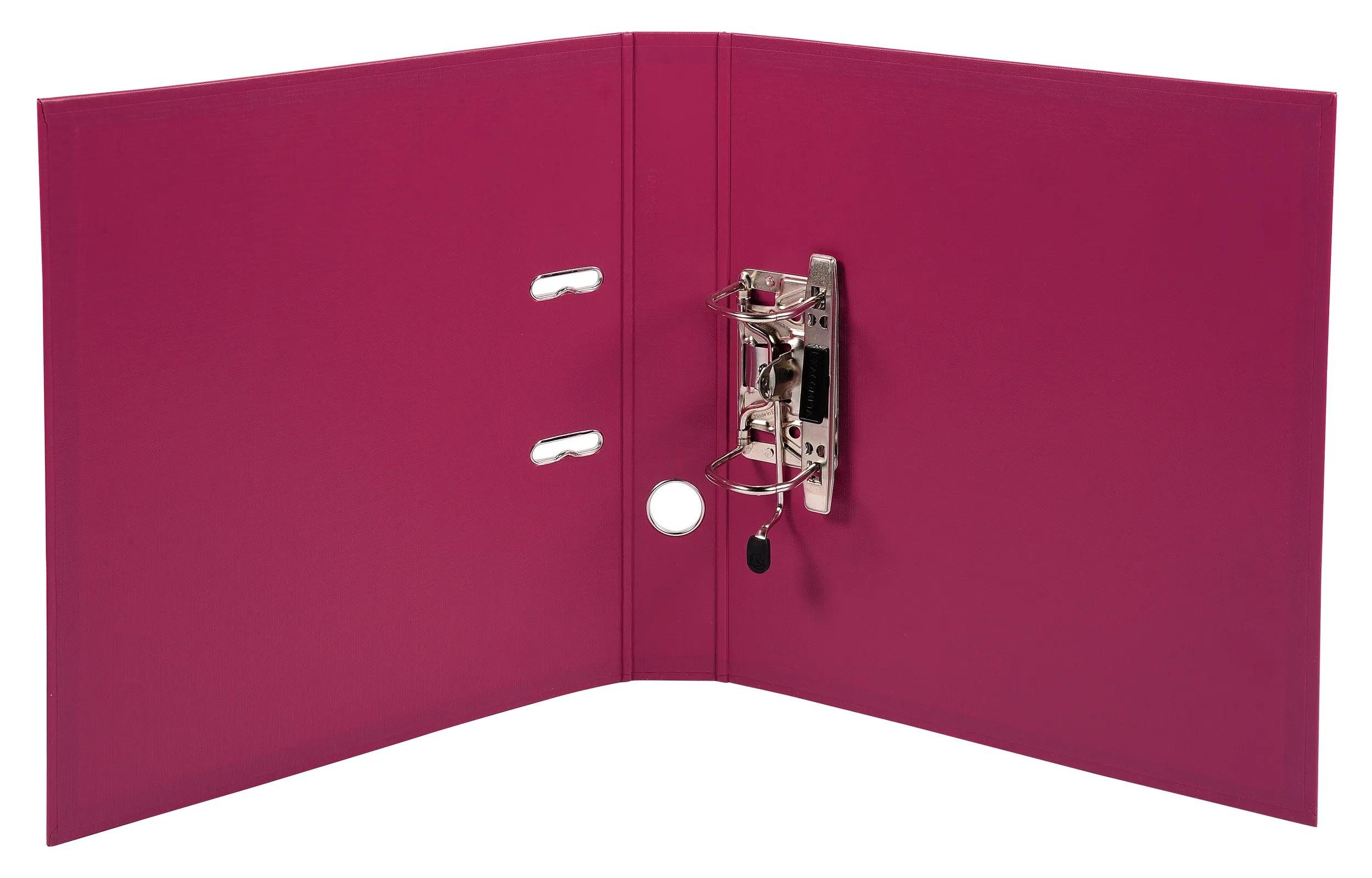 EXACOMPTA Aktenordner 10x Ordner Prem'Touch PVC Rücken 50mm 32x29cm A4 Maxi Fuchsia 53547E, Ordner Kunststoff