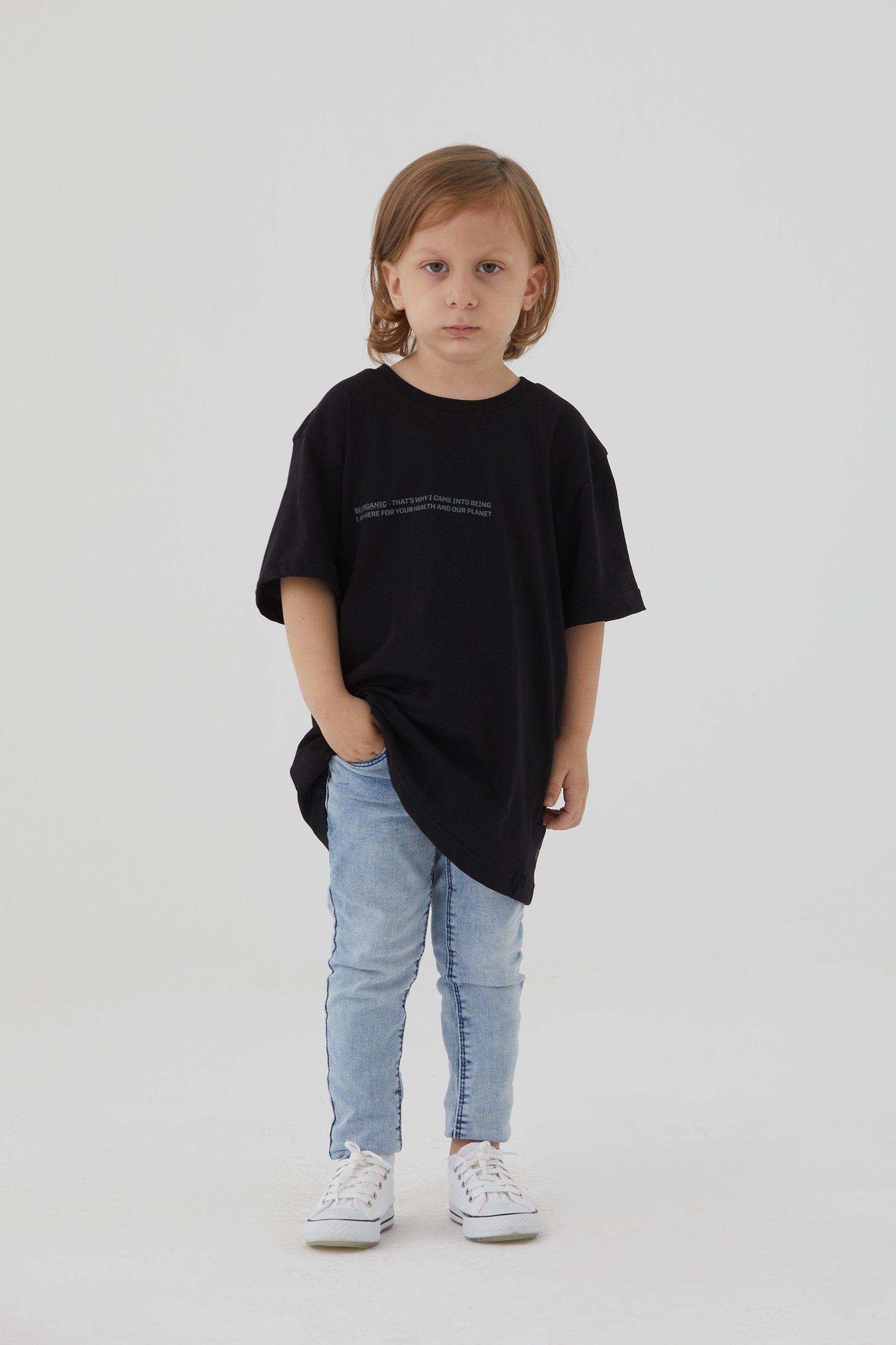 schwarz für "Quoc" Rockupy T-Shirt Kinder