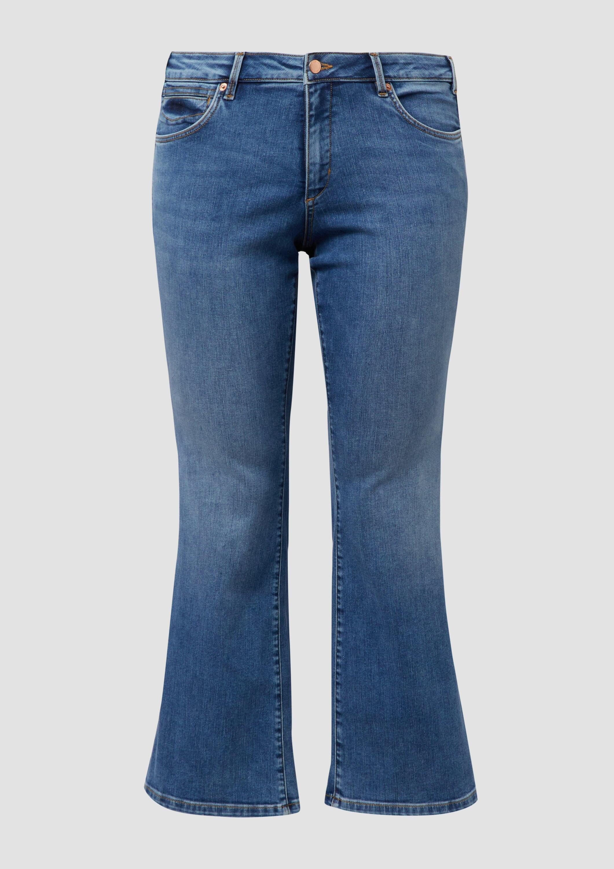 QS Bootcut-Jeans Jeans-Hose Jeans / Slim Fit / Mid Rise / Flared Leg