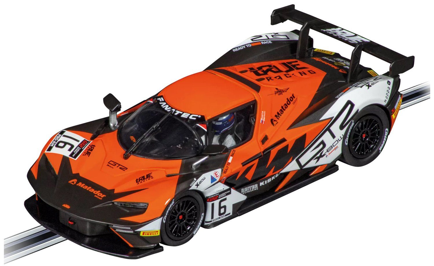 Carrera® Autorennbahn 20027688 - Evolution KTM X-BOW GT2 "True Racing, No.16" mit Licht