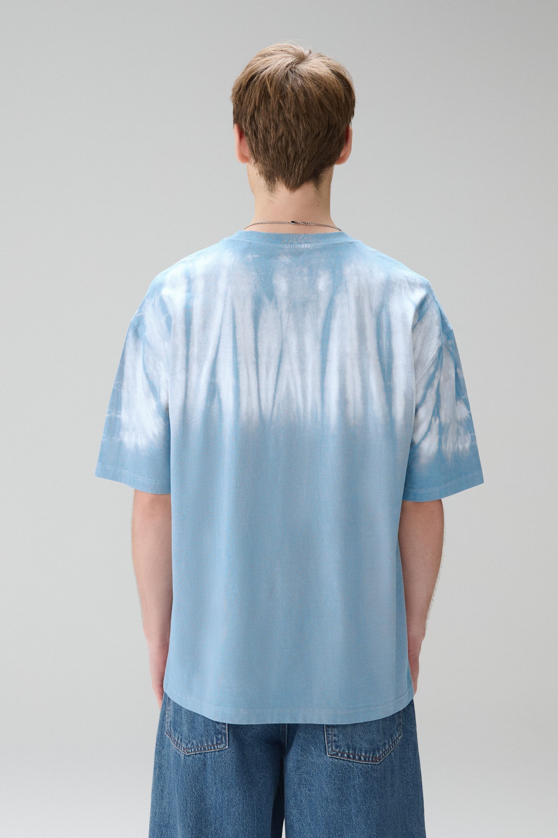 Next T-Shirt Batik-T-Shirt aus schwerem Stoff (1-tlg) günstig online kaufen