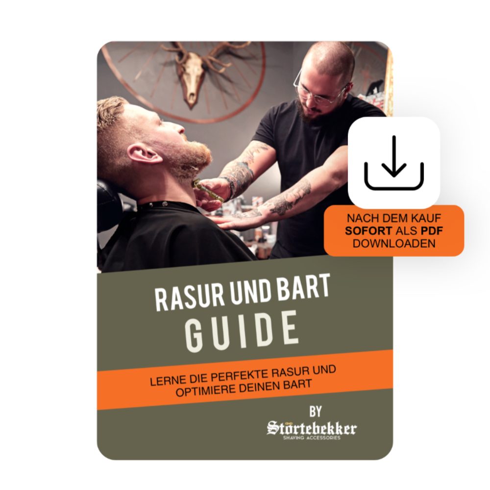 Premium Café Rasurpflege Set Rasierset - Holz Rasiermesser Störtebekker